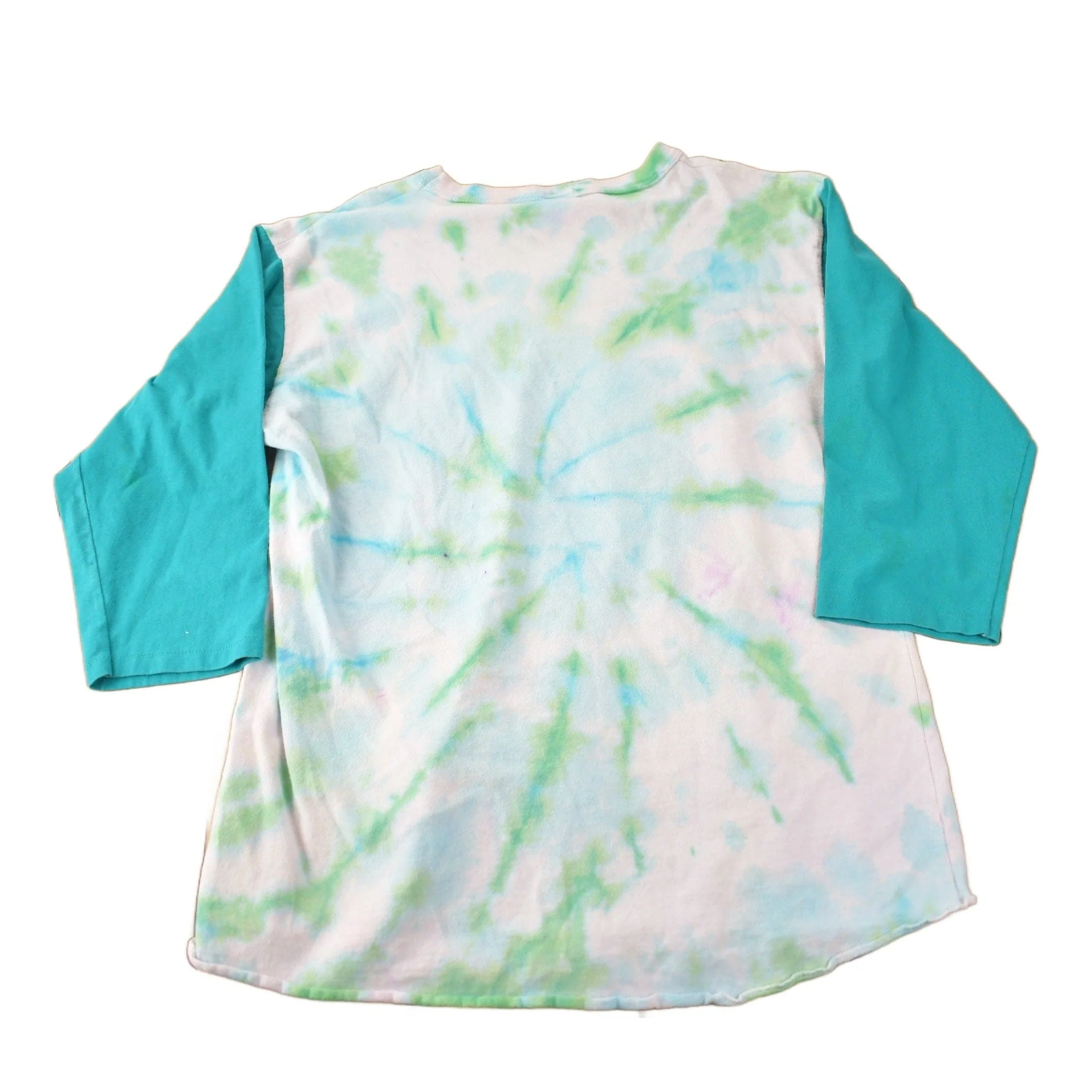 Vintage 1994 Charlotte Hornets NBA Basketball Tie Dye Graphic T-Shirt Men's L - Image 2