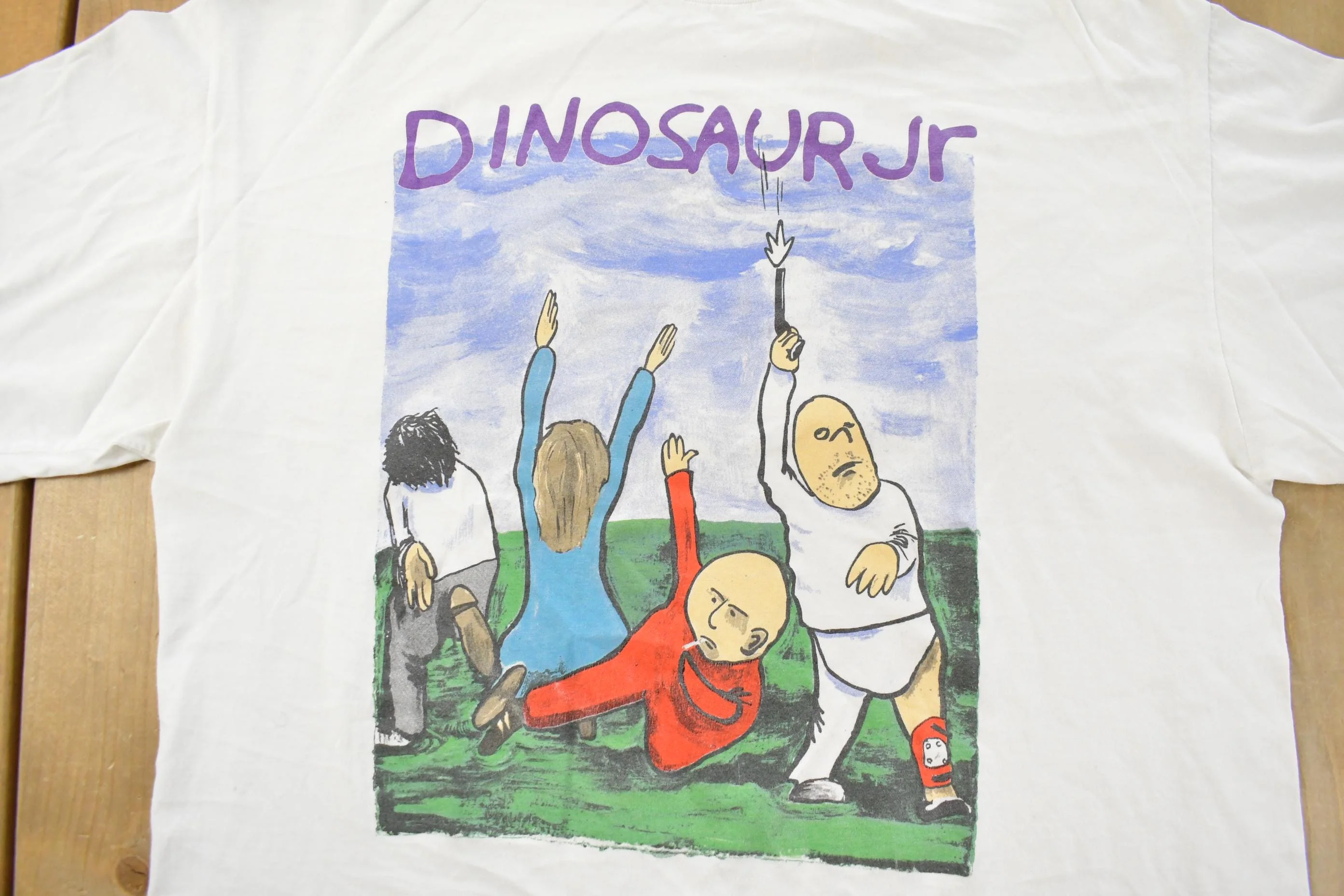 Vintage 1994 Dinosaur Jr T-Shirt Men's Large - Image 3