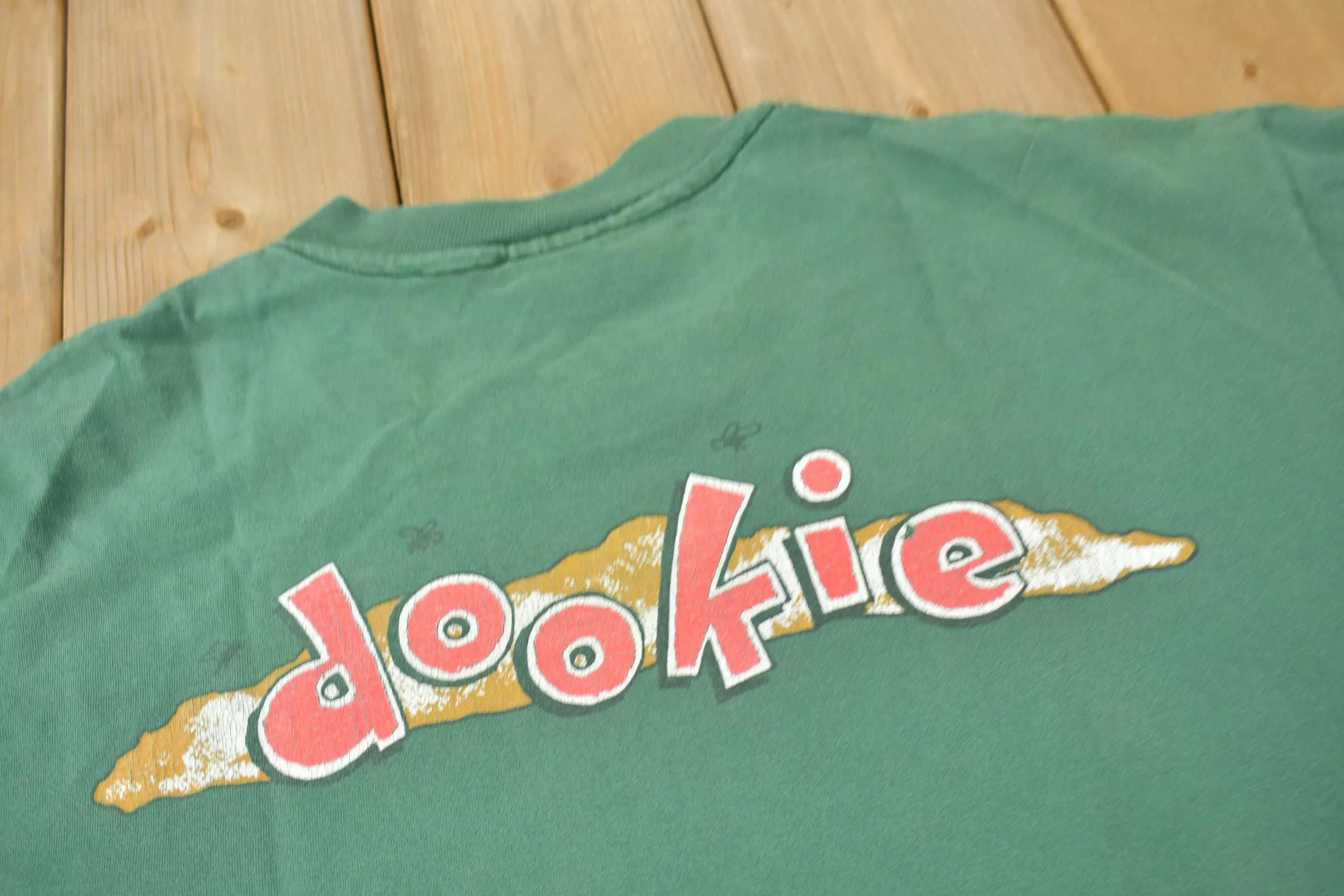 Vintage 1994 Green Day Dookie Band T-shirt - Image 4