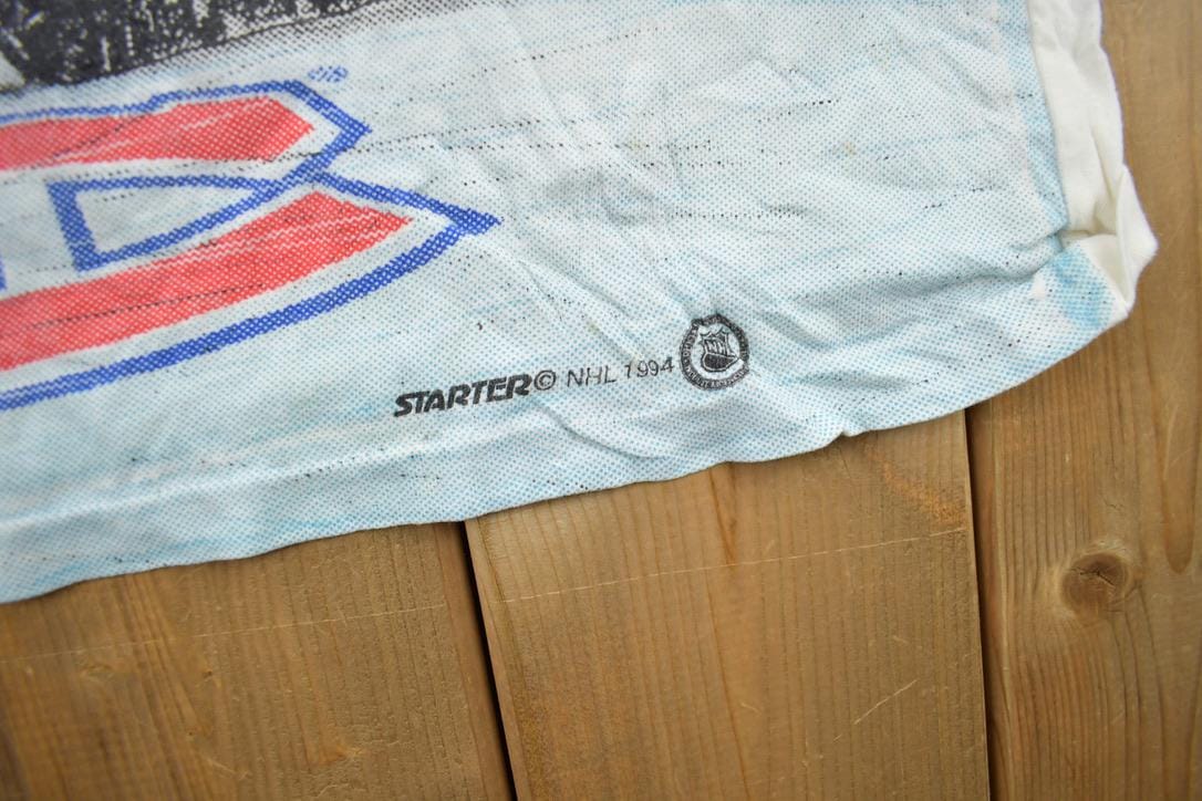 Vintage 1994 Montreal Canadiens NHL All Over Print Graphic T-Shirt Men's Medium - Image 4