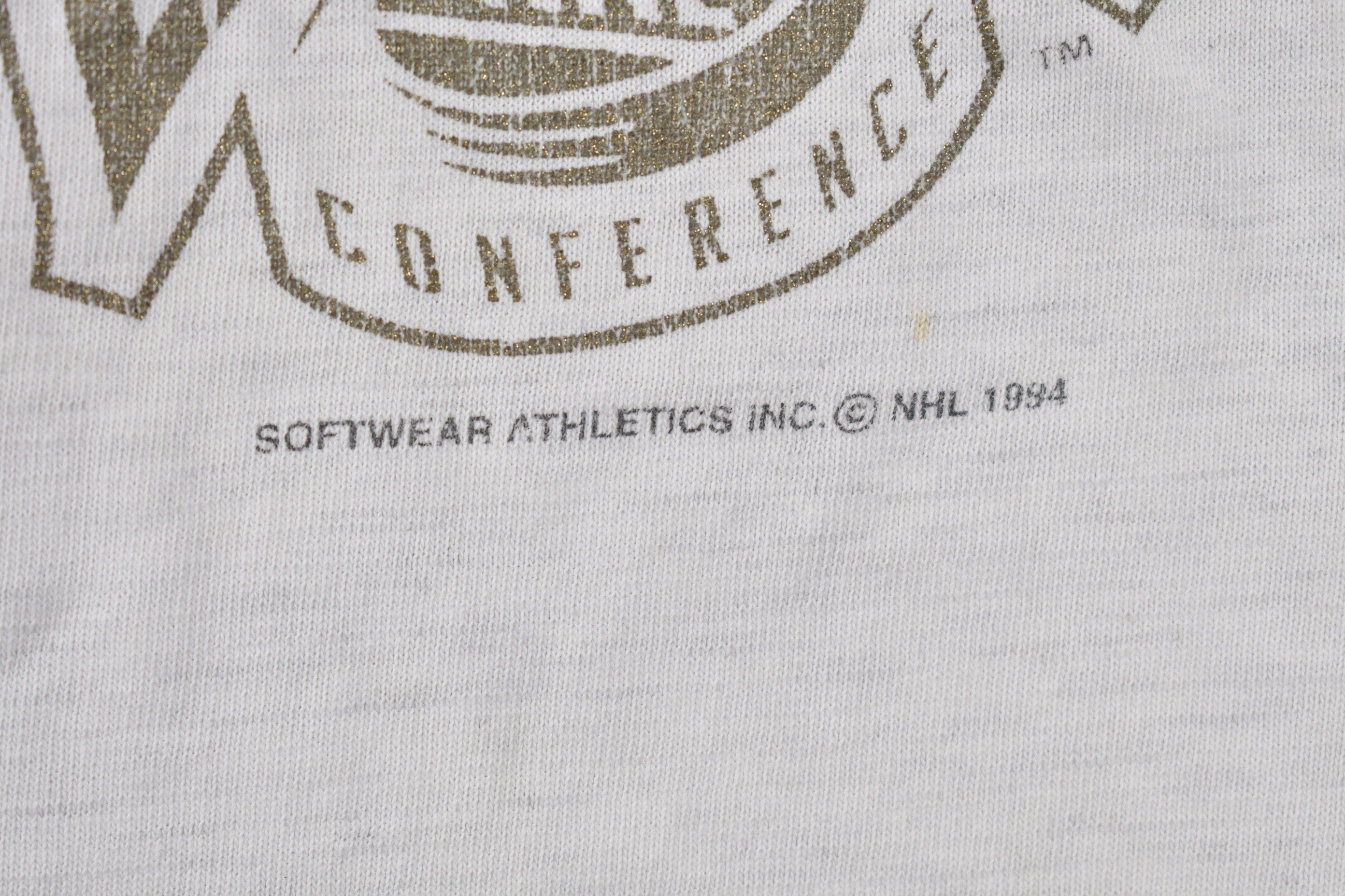 Vintage 1994 Montreal Canadiens Softwear Athletics NHL Graphic T-Shirt Men's 3XL - Image 4