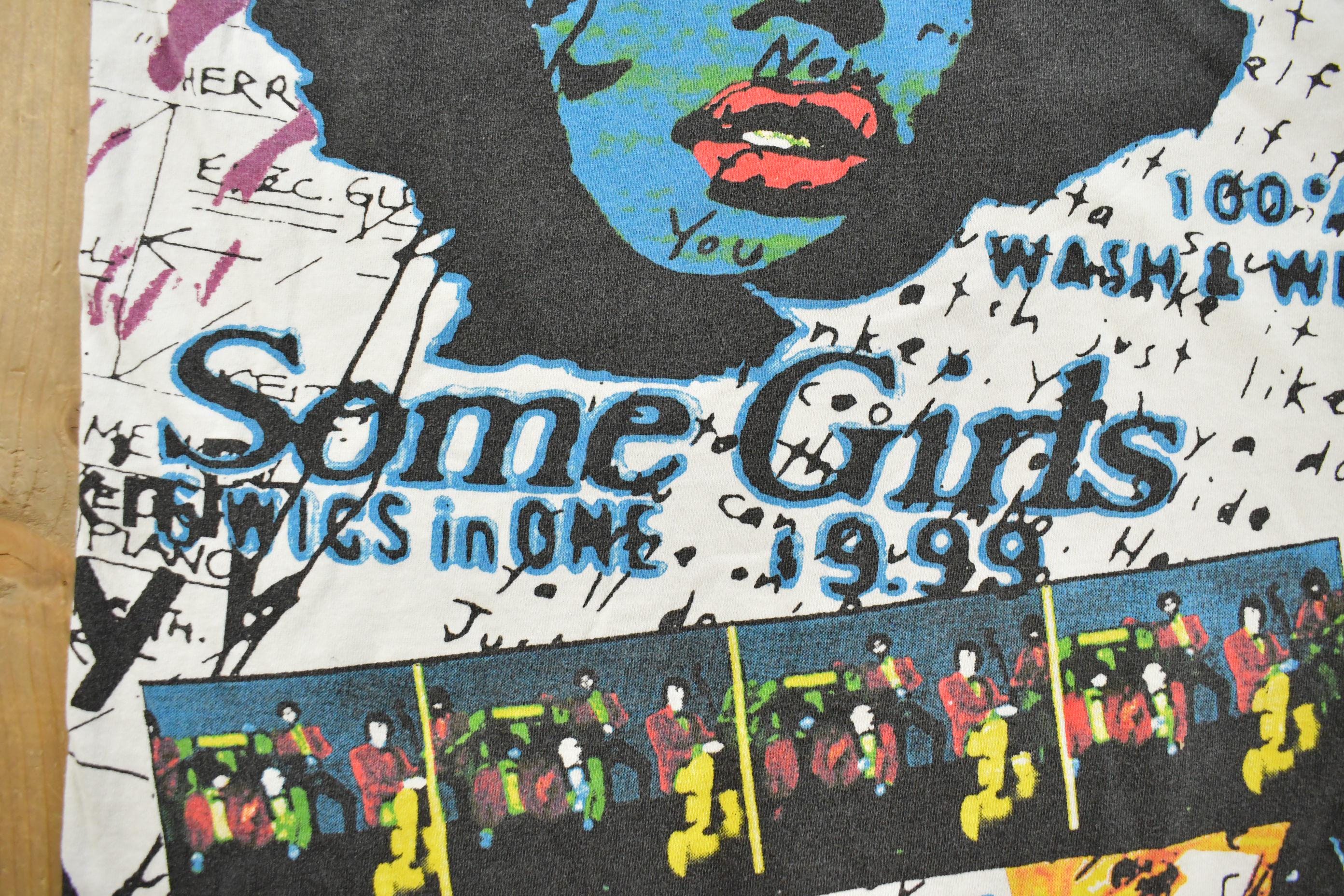 Vintage 1994 Rolling Stones Some Girls Tour All Over Print T-Shirt Men's XL - Image 3