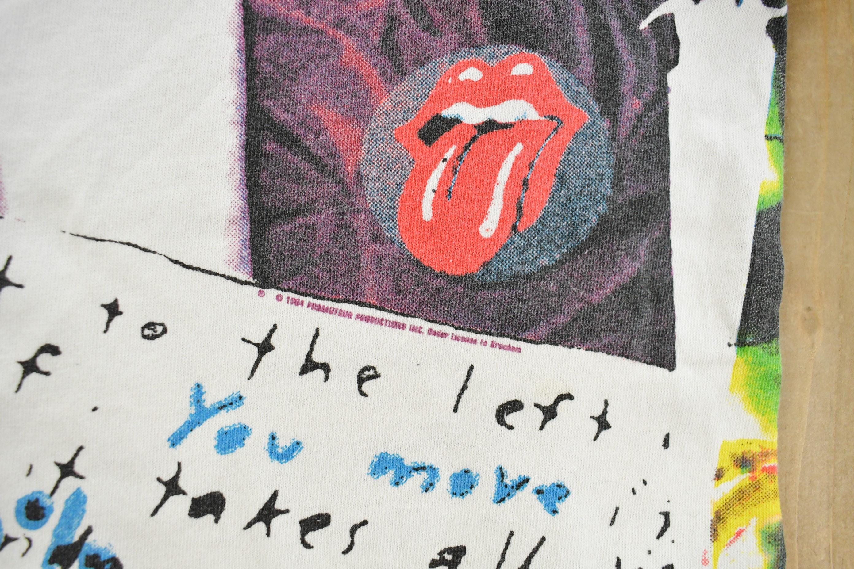 Vintage 1994 Rolling Stones Some Girls Tour All Over Print T-Shirt Men's XL - Image 4