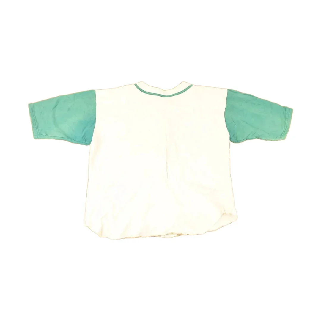Vintage 1994 Warner Bros Looney Tunes Bugs Bunny Button Up Baseball Jersey Women's L - Image 2