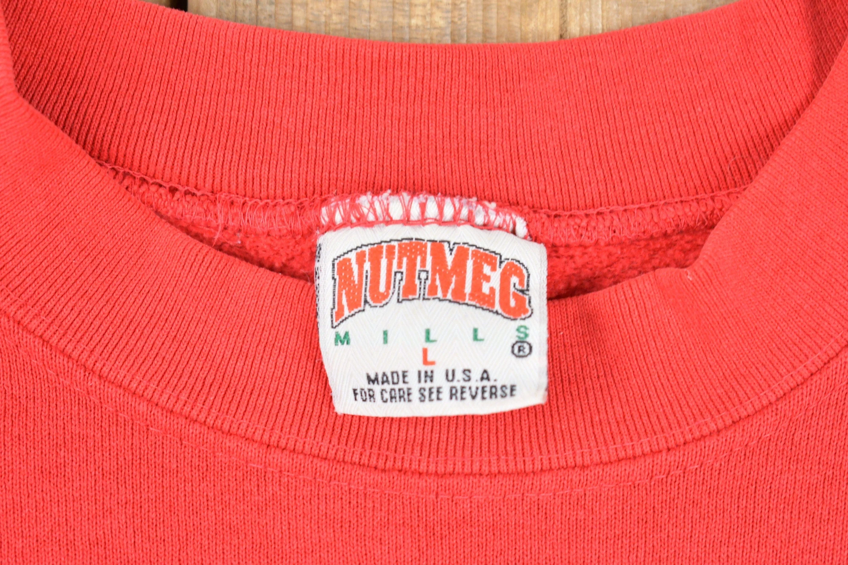 Vintage 1994s Chicago Blackhawks NHL Crewneck Sweatshirt Men's Small - Image 6