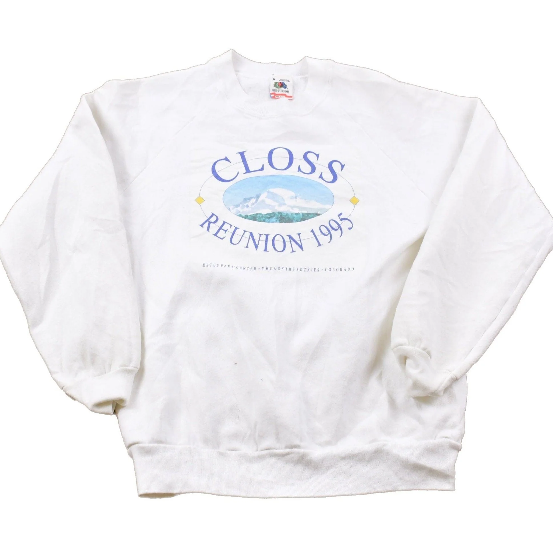 Vintage 1995 Closs Reunion Crewneck Sweatshirt Men's Medium