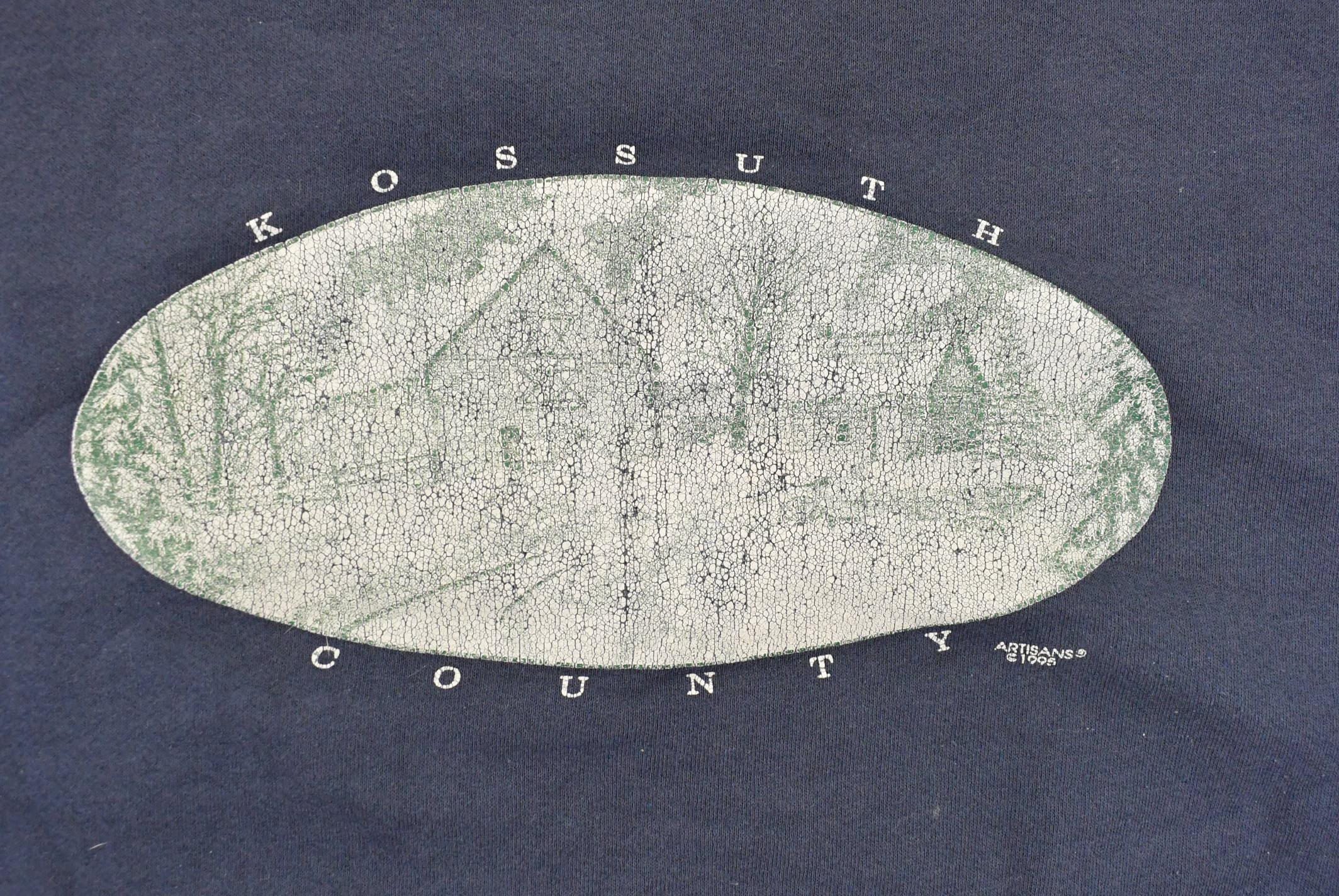 Vintage 1995 Kossuth County Souvenir Crewneck Sweatshirt Men's 2XL - Image 3