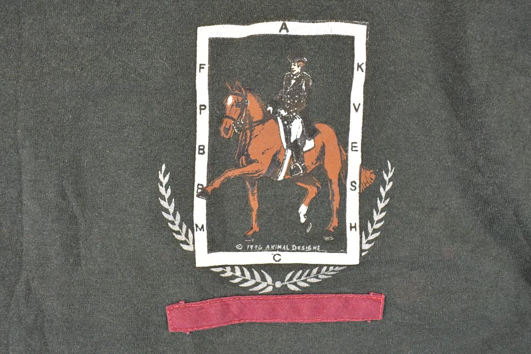 Vintage 1996 Animal Designs Horse Riding Souvenir T-Shirt Men's L - Image 3
