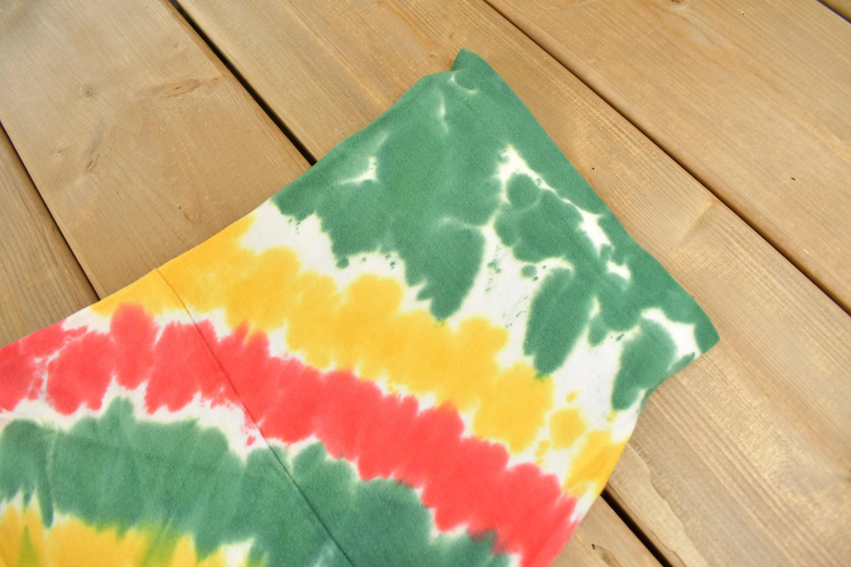 Vintage 1996 Grateful Dead Lithuania Lithuanian Basketball Team tie Dye Band T-Shirt - Image 6
