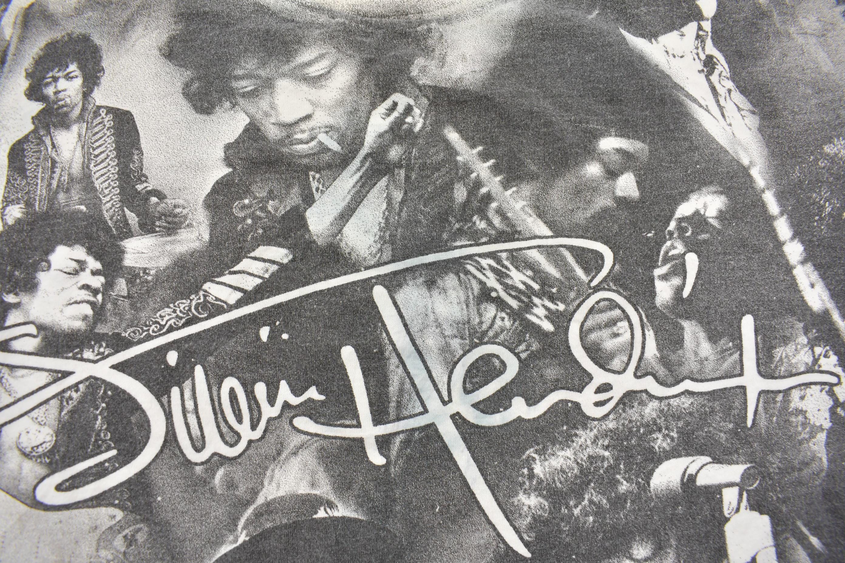 Vintage 1996 Jimi Hendrix All Over Print Band T-shirt - Image 8