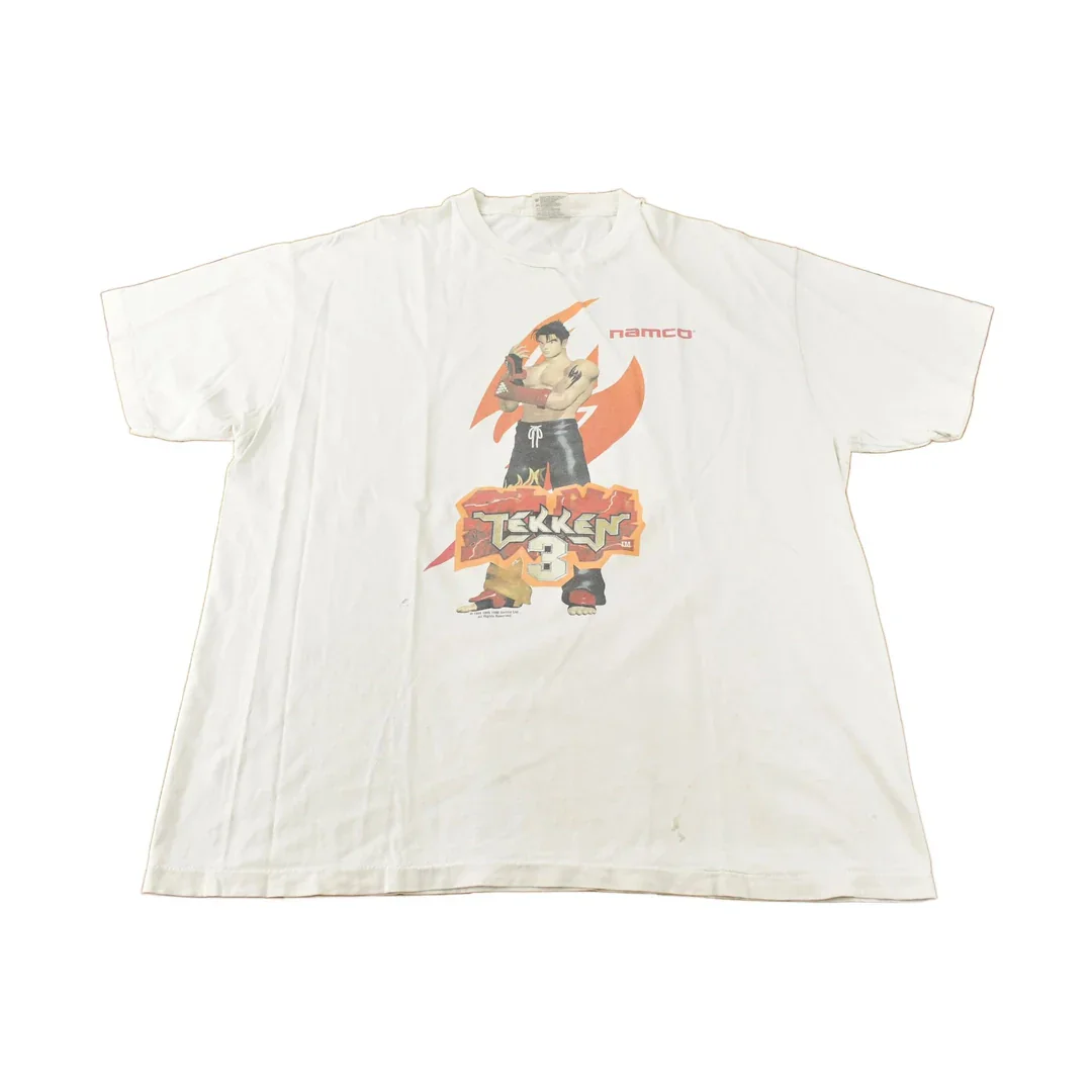 Vintage 1996 Tekken 3 Namco Single Stitch Gaming Graphic T Shirt Size XL