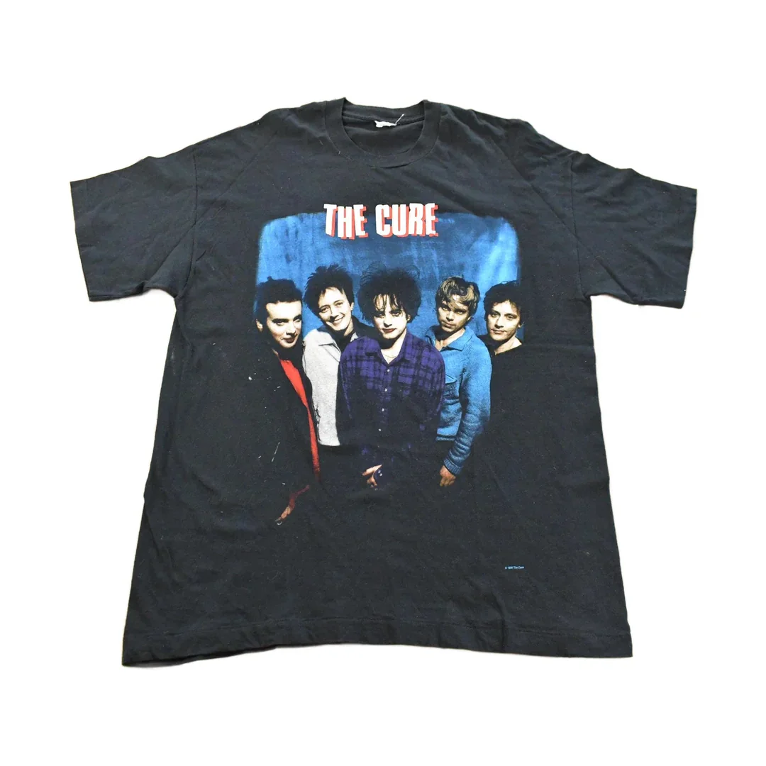 Vintage 1996 The Cure Treasure Wild Mood Swings Tour Dates Band T-Shirt Men's XL