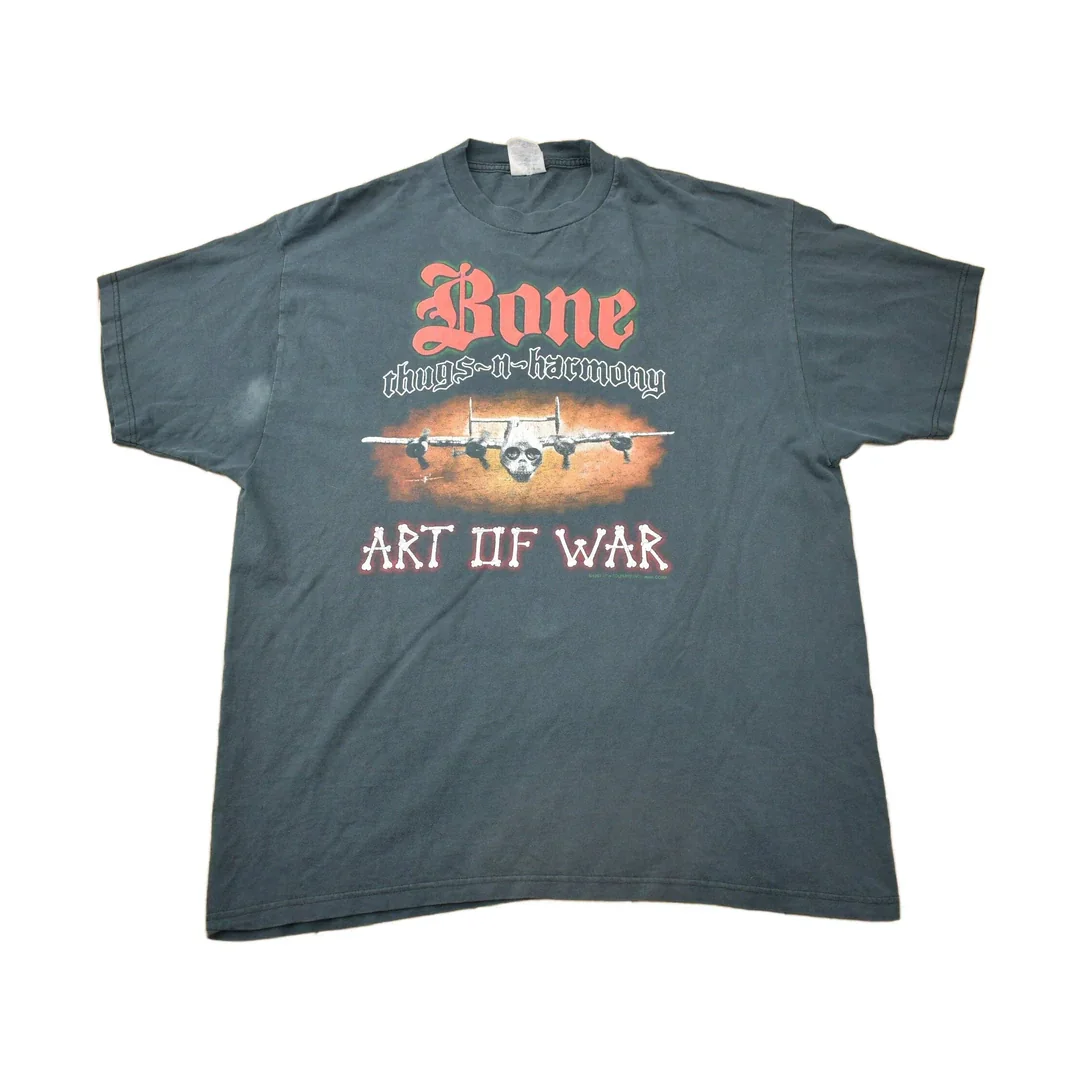 Vintage 1997 Bone Thugs-N-Harmony The Art Of War Tour T Shirt Men's 2XL