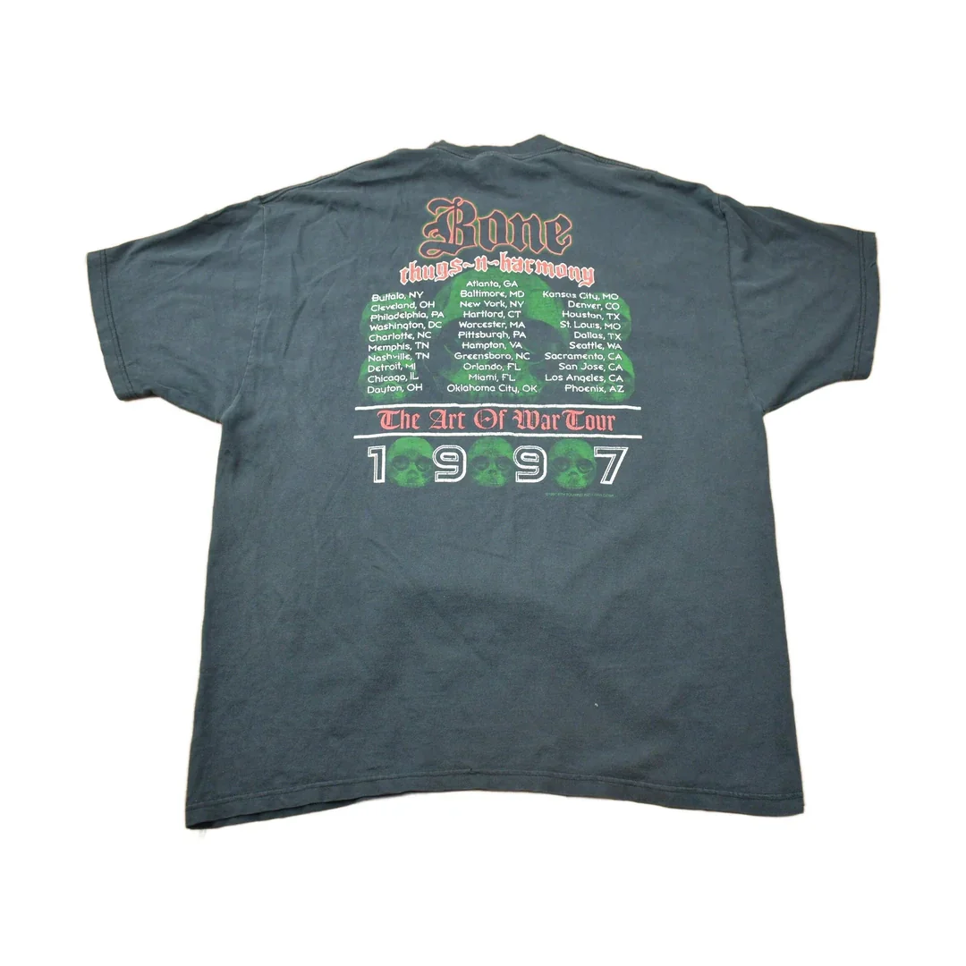 Vintage 1997 Bone Thugs-N-Harmony The Art Of War Tour T Shirt Men's 2XL - Image 2