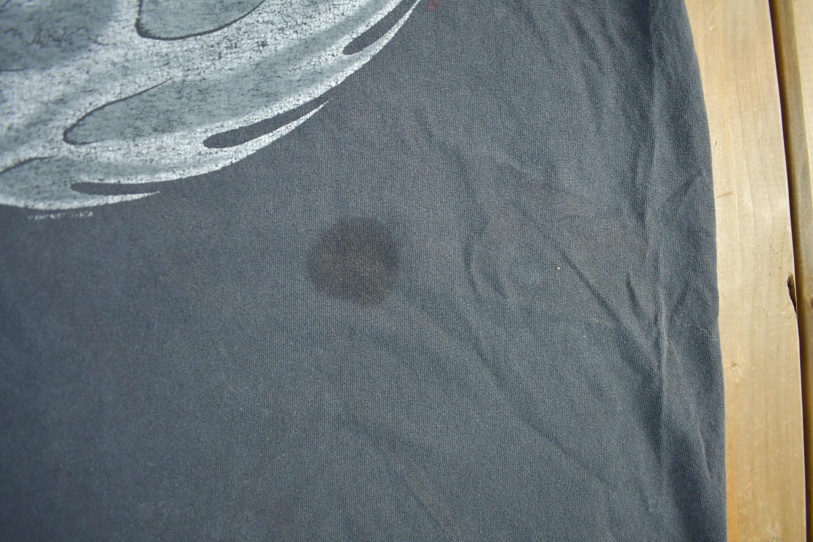 Vintage 1997 Metallica Pushhead Flaming Yin Yang Head Rebel Band T-Shirt Men's XL - Image 7