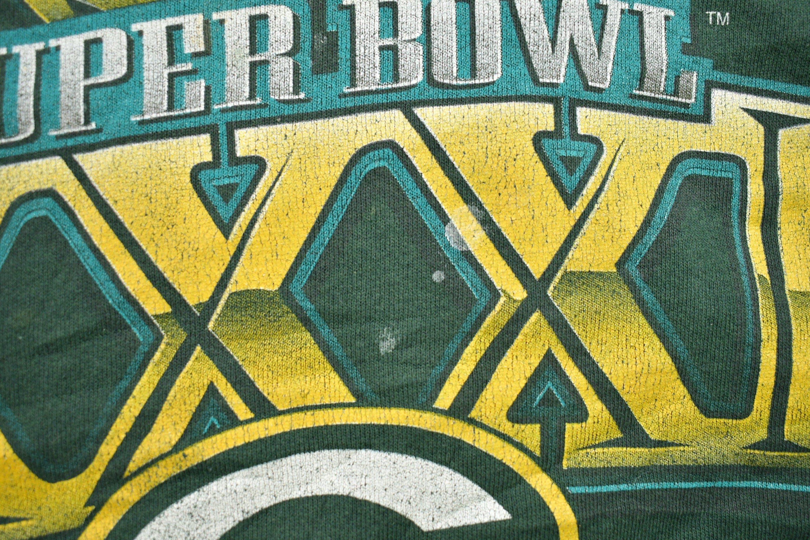 Vintage 1997 Super Bowl XXXI Green Bay Packers NFL Crewneck Sweatshirt Men's XL - Image 7
