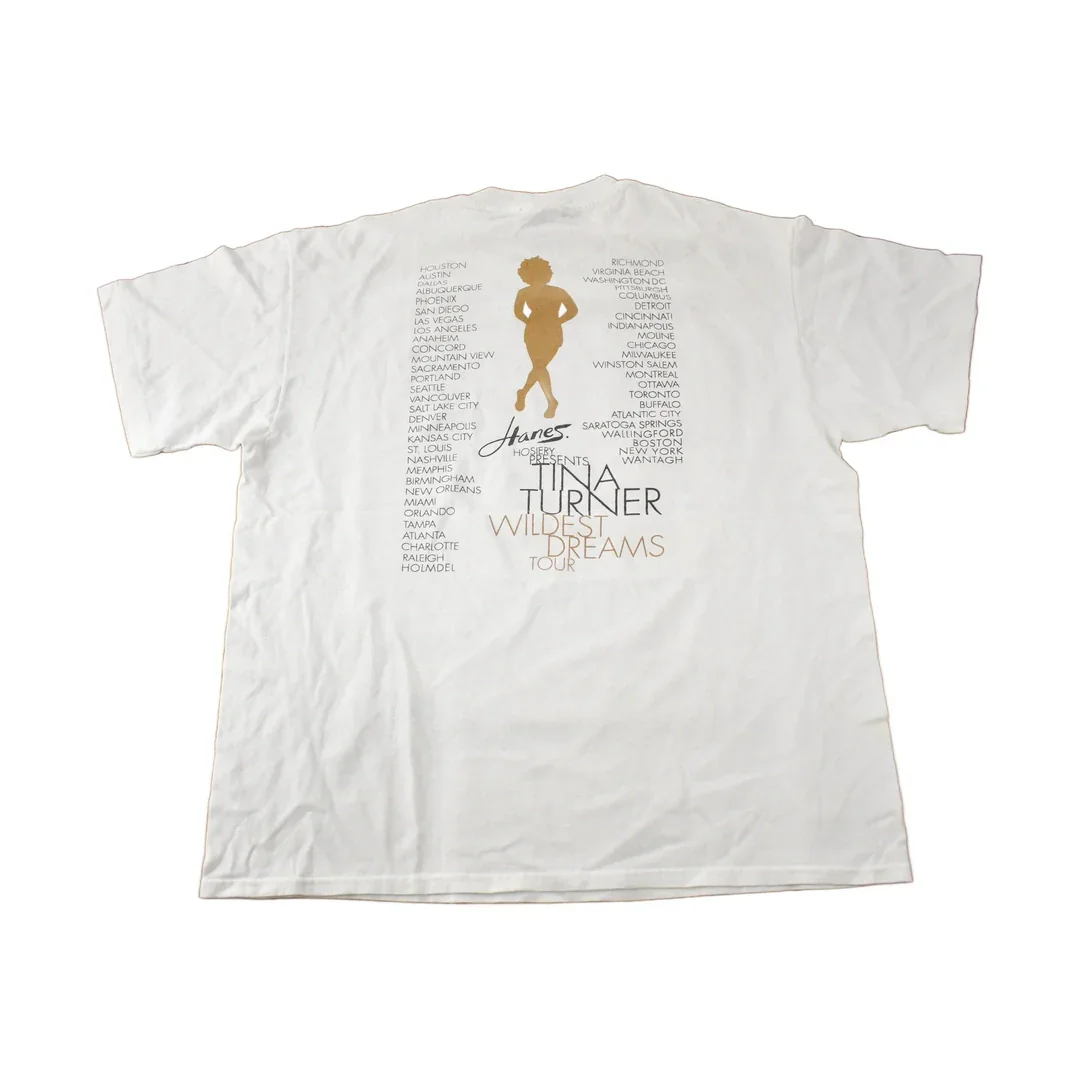 Vintage 1997 Tina Turner Wildest Dreams Tour Graphic T-shirt Size Large - Image 2