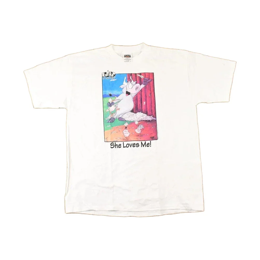 Vintage 1998 A Herd Of Laughter Souvenir Comedy T-Shirt Men's XL