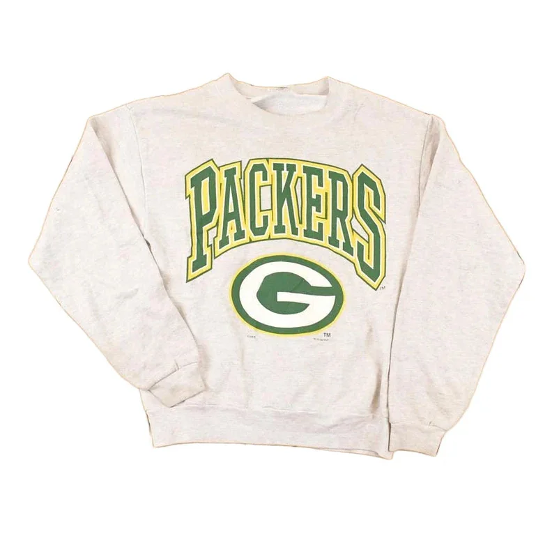 Vintage 1998 Green Bay Packers NFL Football Graphic Print Crewneck Sweatshirt Youth L