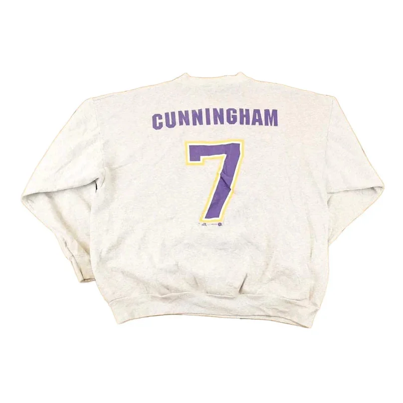 Vintage 1998 Minnesota Vikings NFL Crewneck Sweatshirt Men's L - Image 2