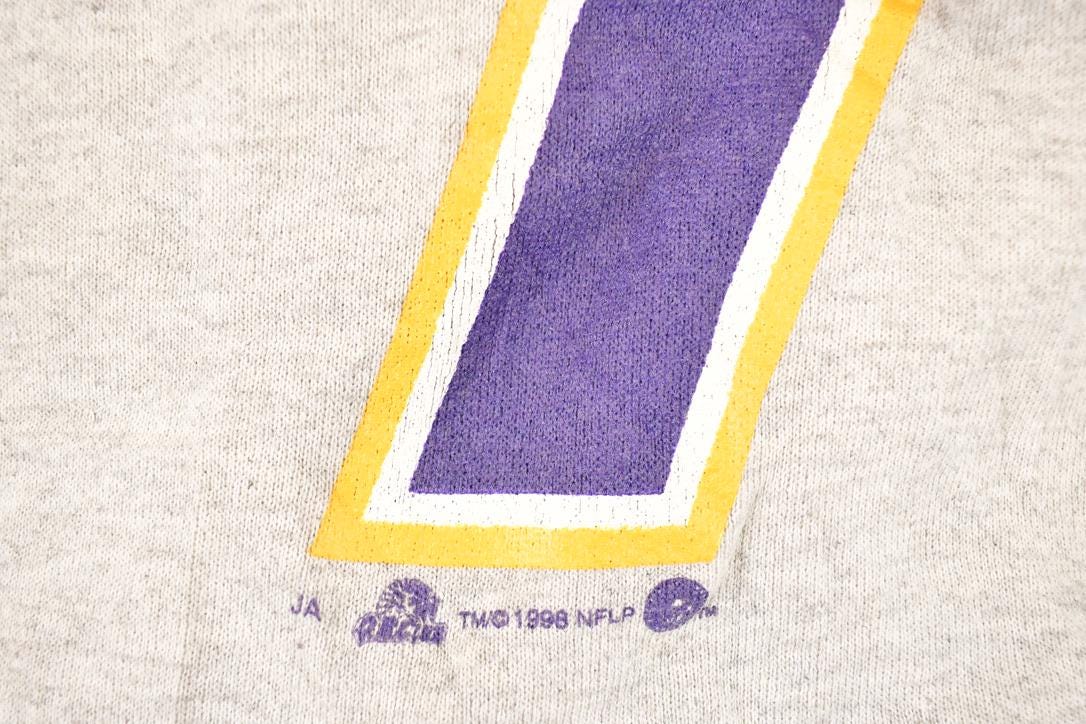 Vintage 1998 Minnesota Vikings NFL Crewneck Sweatshirt Men's L - Image 4