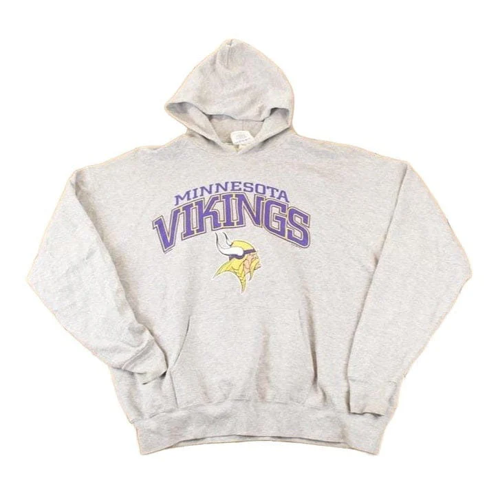 Vintage 1998 Minnesota Vikings NFL Hoodie Sweatshirt Mens XL