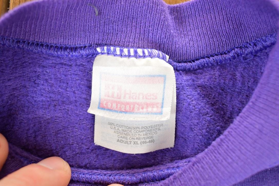 Vintage 1998 Minnesota Vikings Super Bowl Champions NFL Crewneck Sweatshirt Men's XL - Image 5