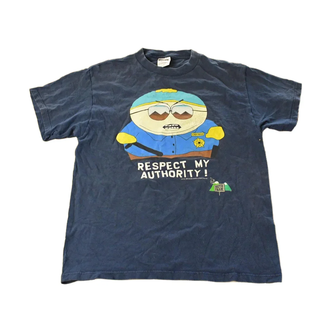 Vintage 1998 South Park Cartman Graphic T-Shirt Men's Large