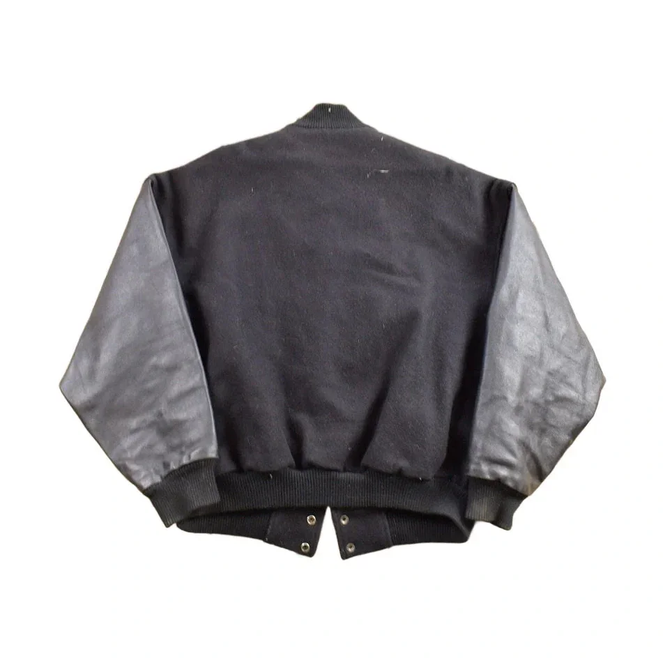 Vintage 1998 There's Something About Mary Leather Varsity Jacket Men's XL - Image 2