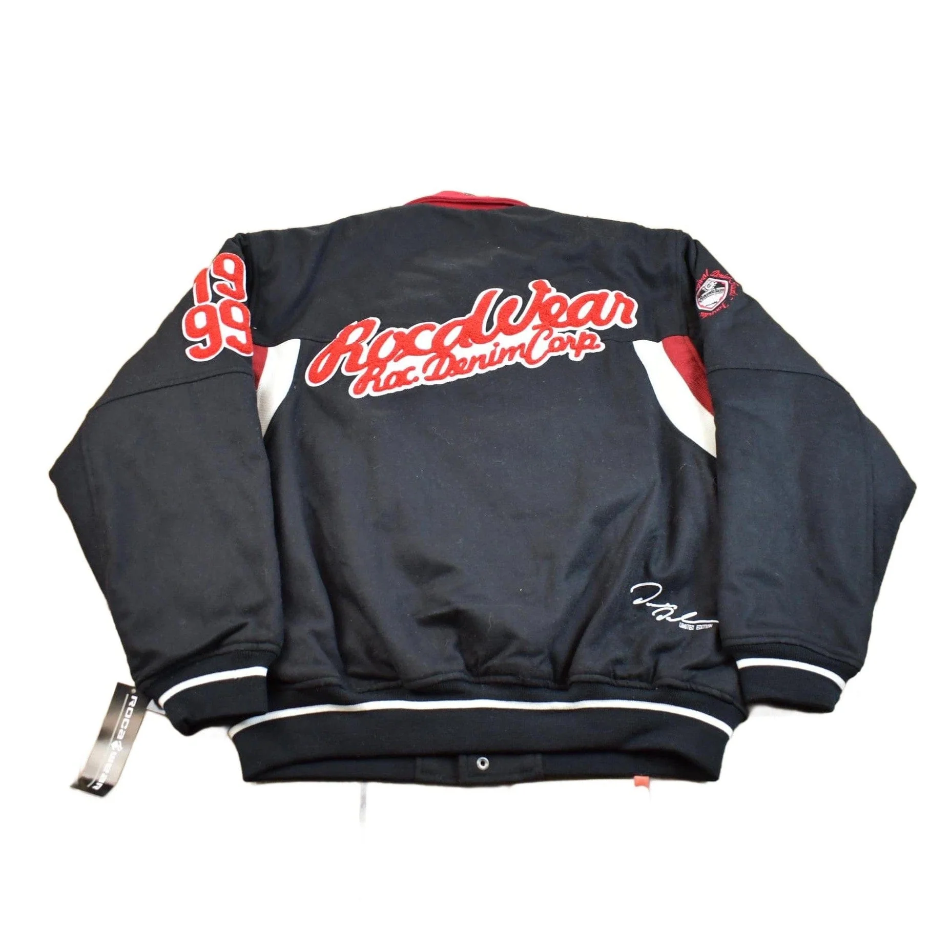 Vintage 1999 Deadstock ROCAWEAR Button Up Embroidered Jacket Men's XL - Image 2