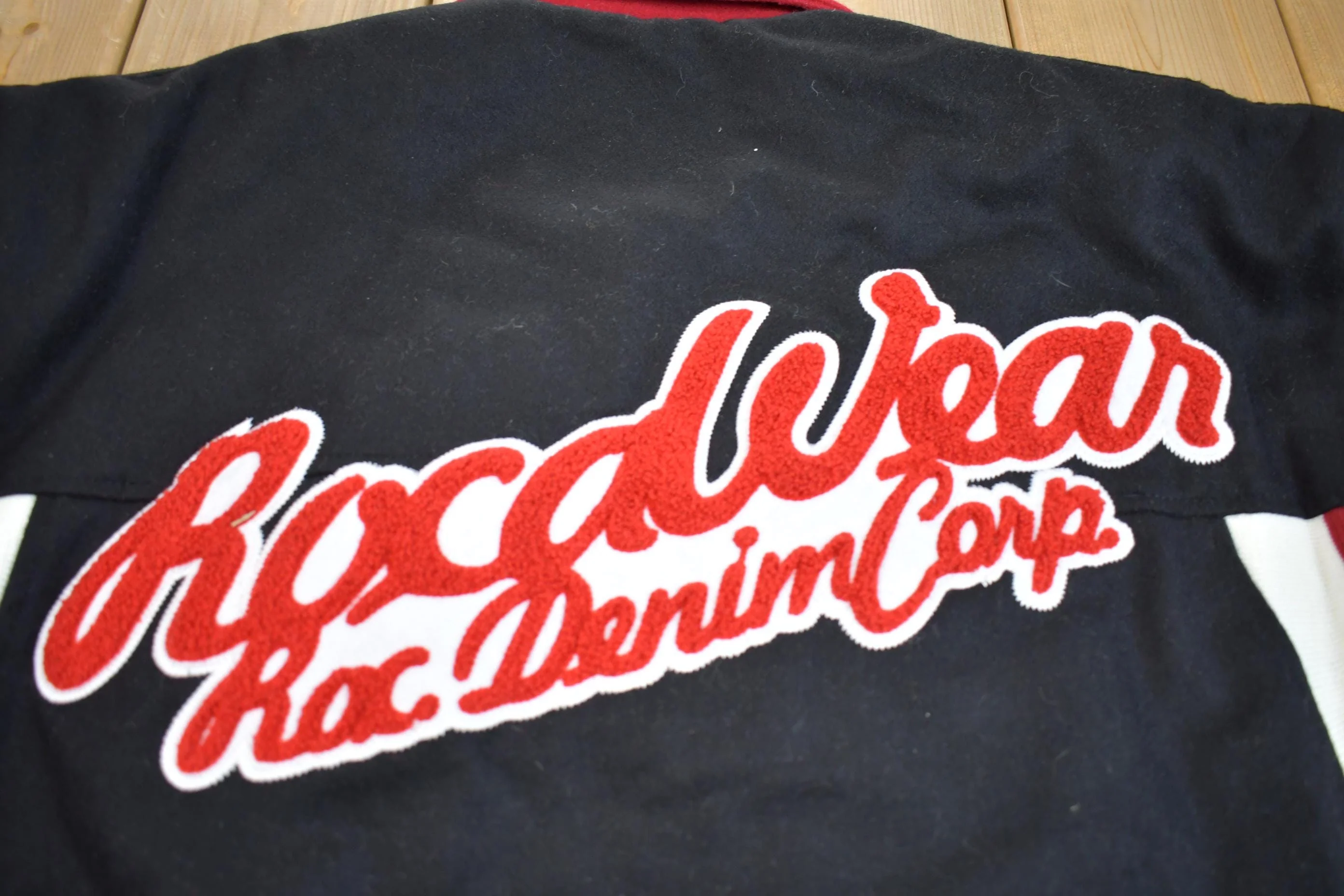 Vintage 1999 Deadstock ROCAWEAR Button Up Embroidered Jacket Men's XL - Image 8