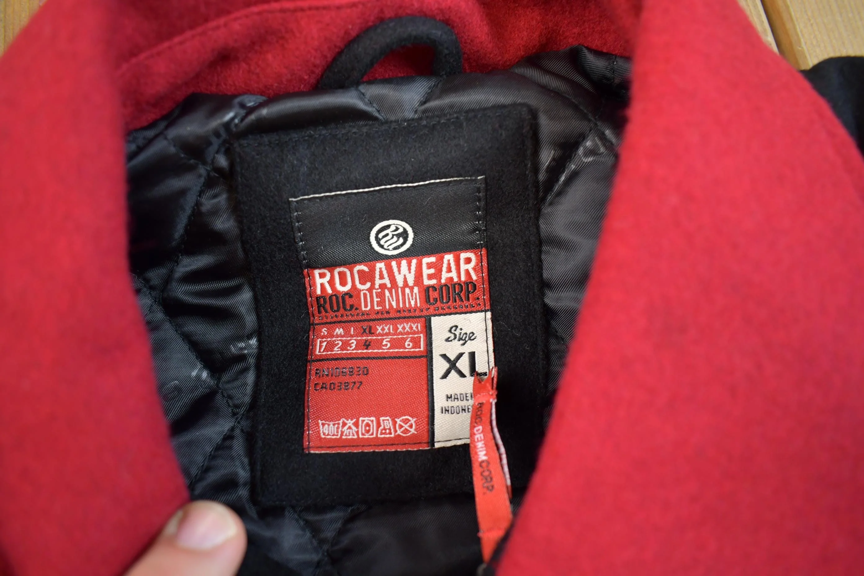 Vintage 1999 Deadstock ROCAWEAR Button Up Embroidered Jacket Men's XL - Image 9