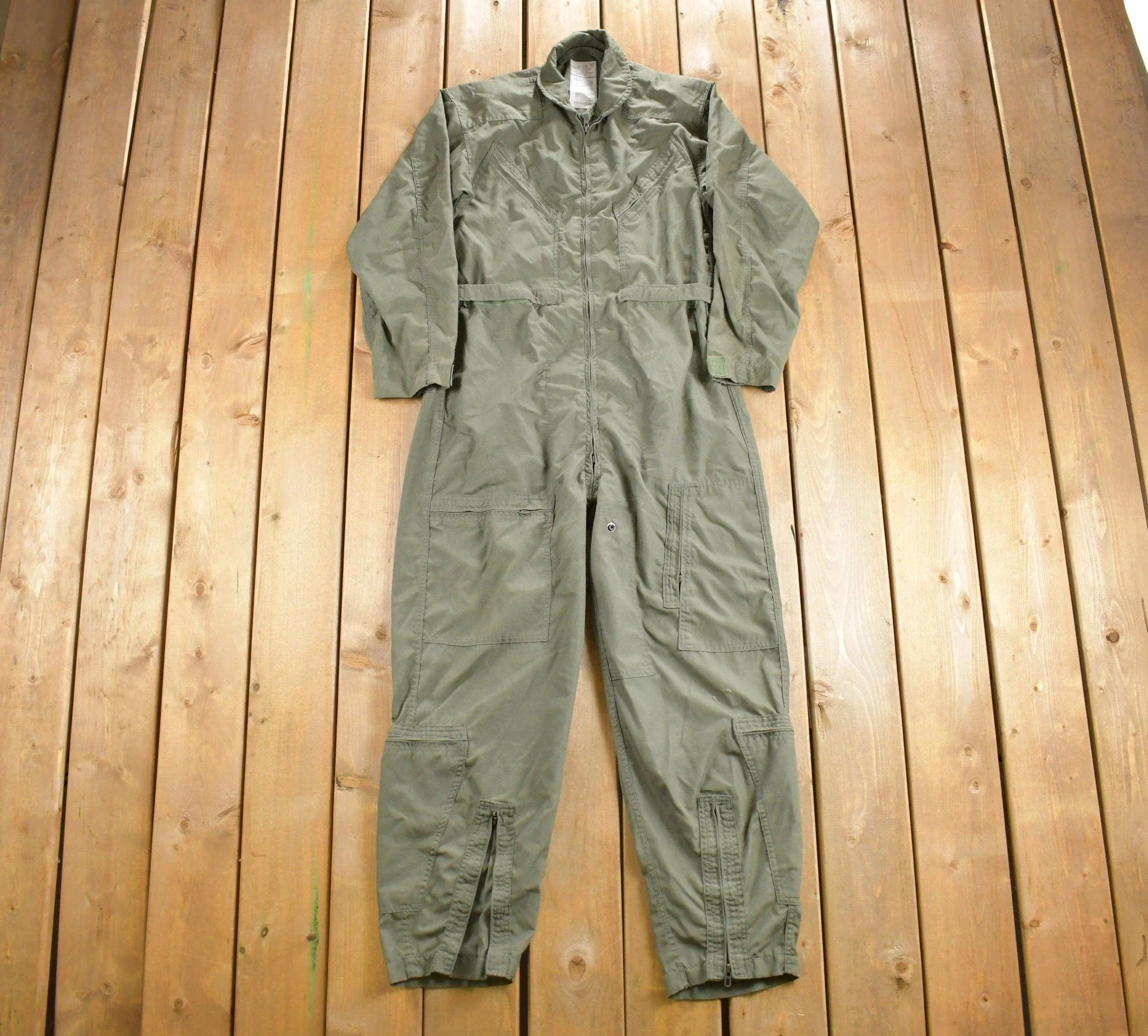 Vintage 1999 Military Flyers Coveralls Jumpsuit Size 42R - Image 3