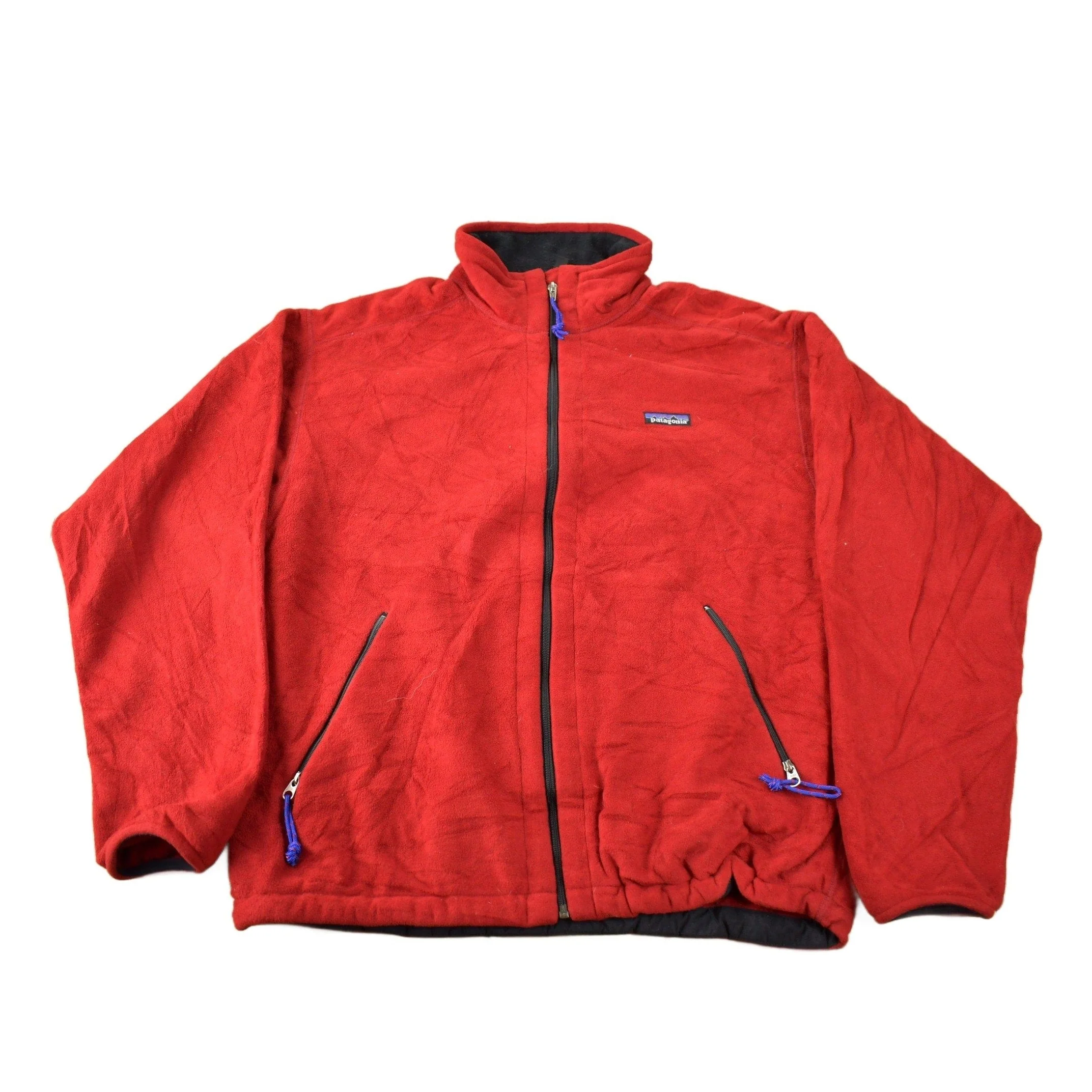 Vintage 1999 Patagonia Full Zip Fleece Sweater Made In USA Men's Medium