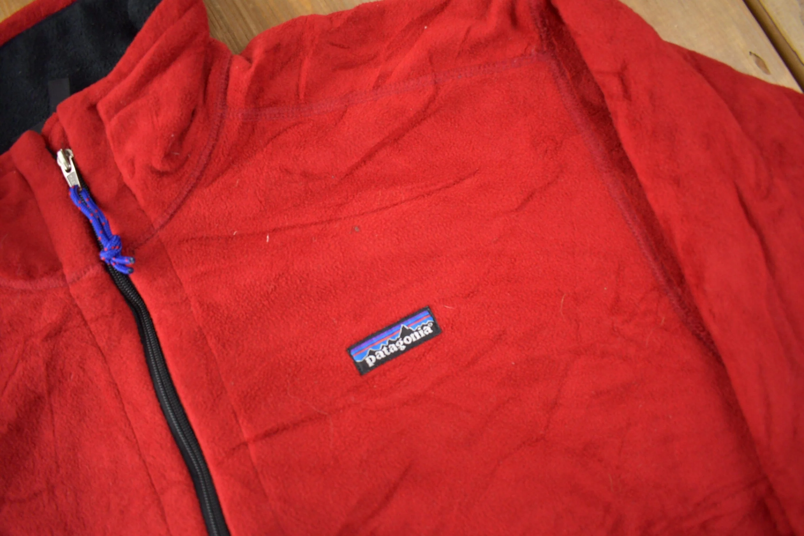 Vintage 1999 Patagonia Full Zip Fleece Sweater Made In USA Men's Medium - Image 3
