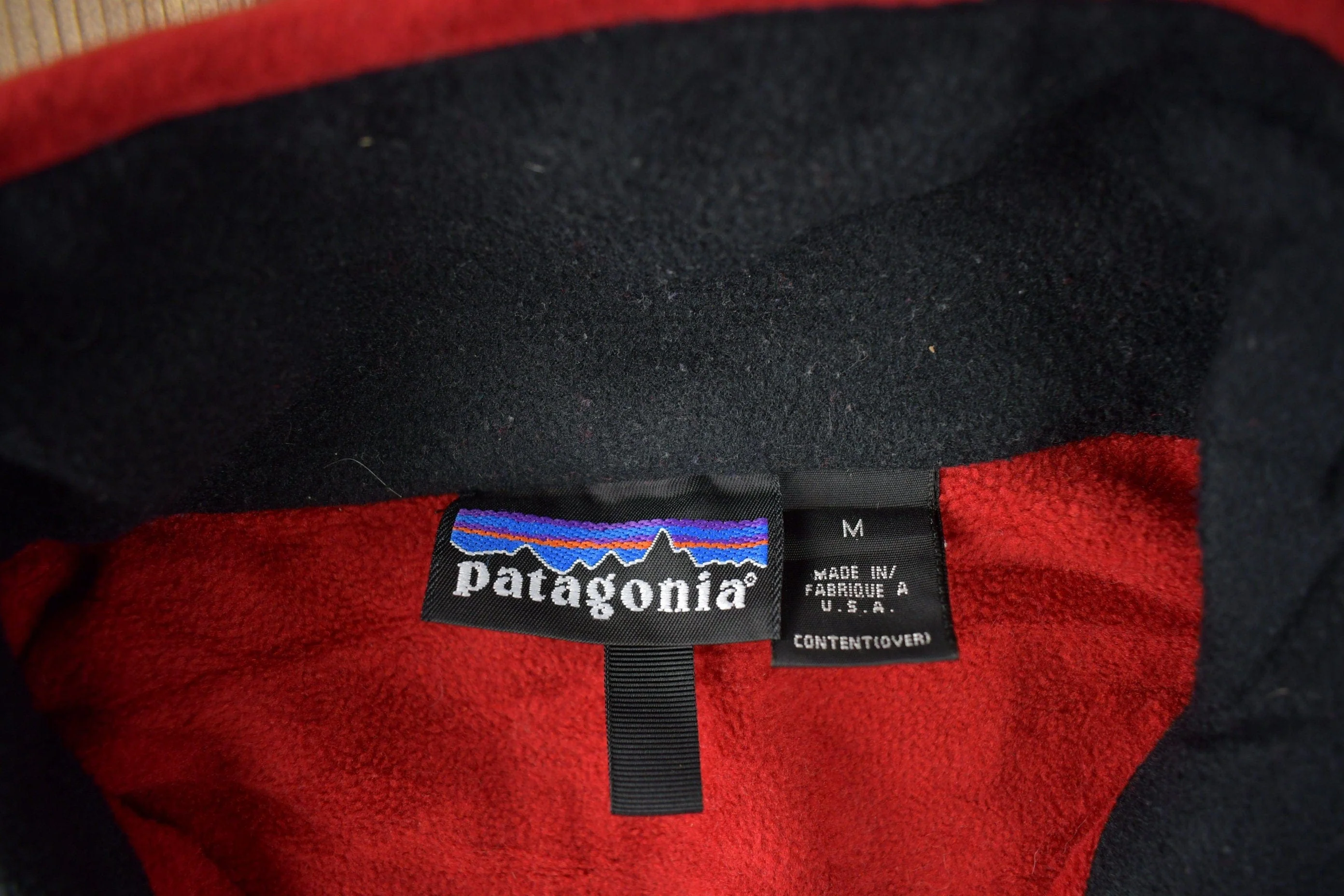 Vintage 1999 Patagonia Full Zip Fleece Sweater Made In USA Men's Medium - Image 4