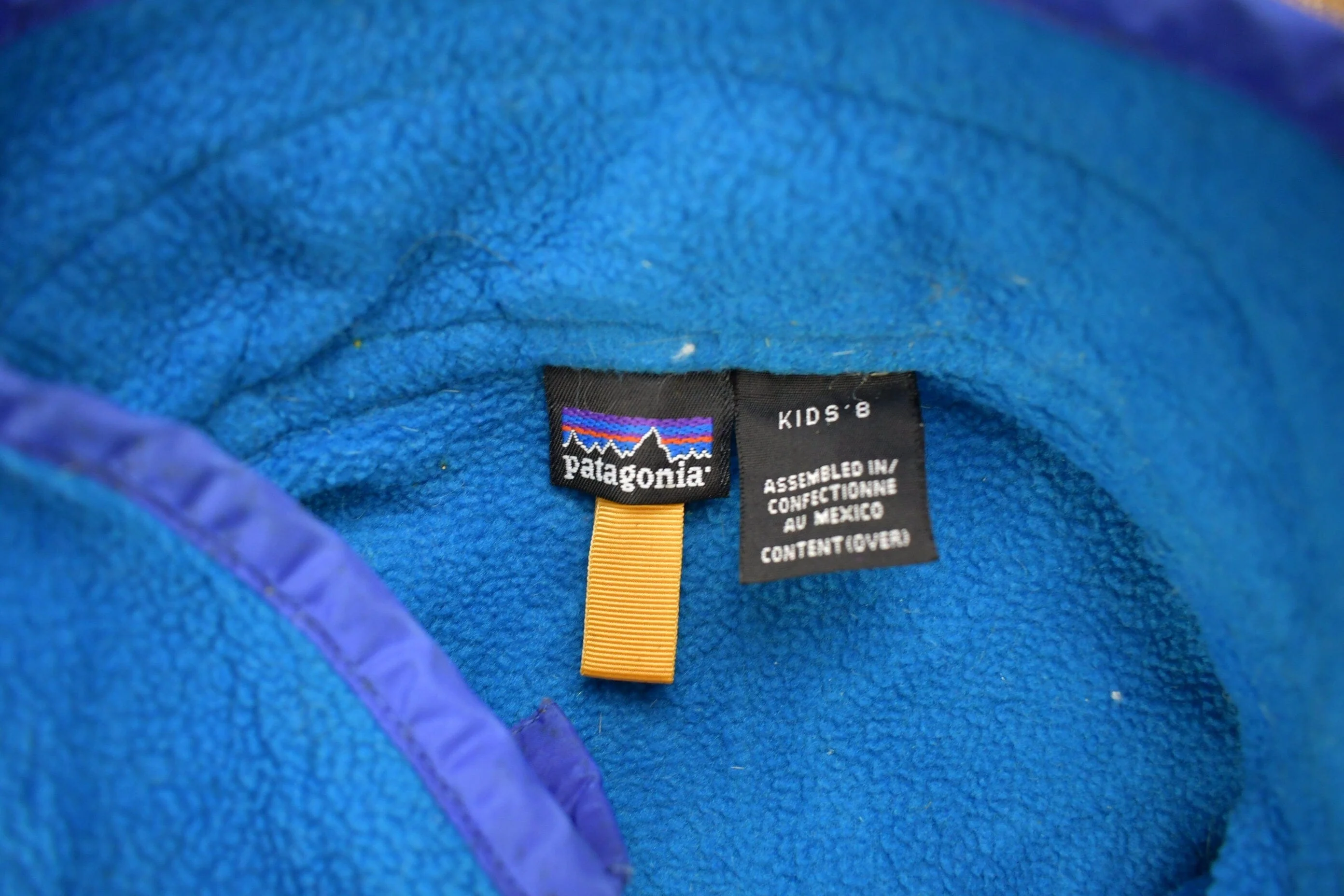 Vintage 1999 Patagonia T-Snap Fleece Kids Size Sweater Youth M - Image 6