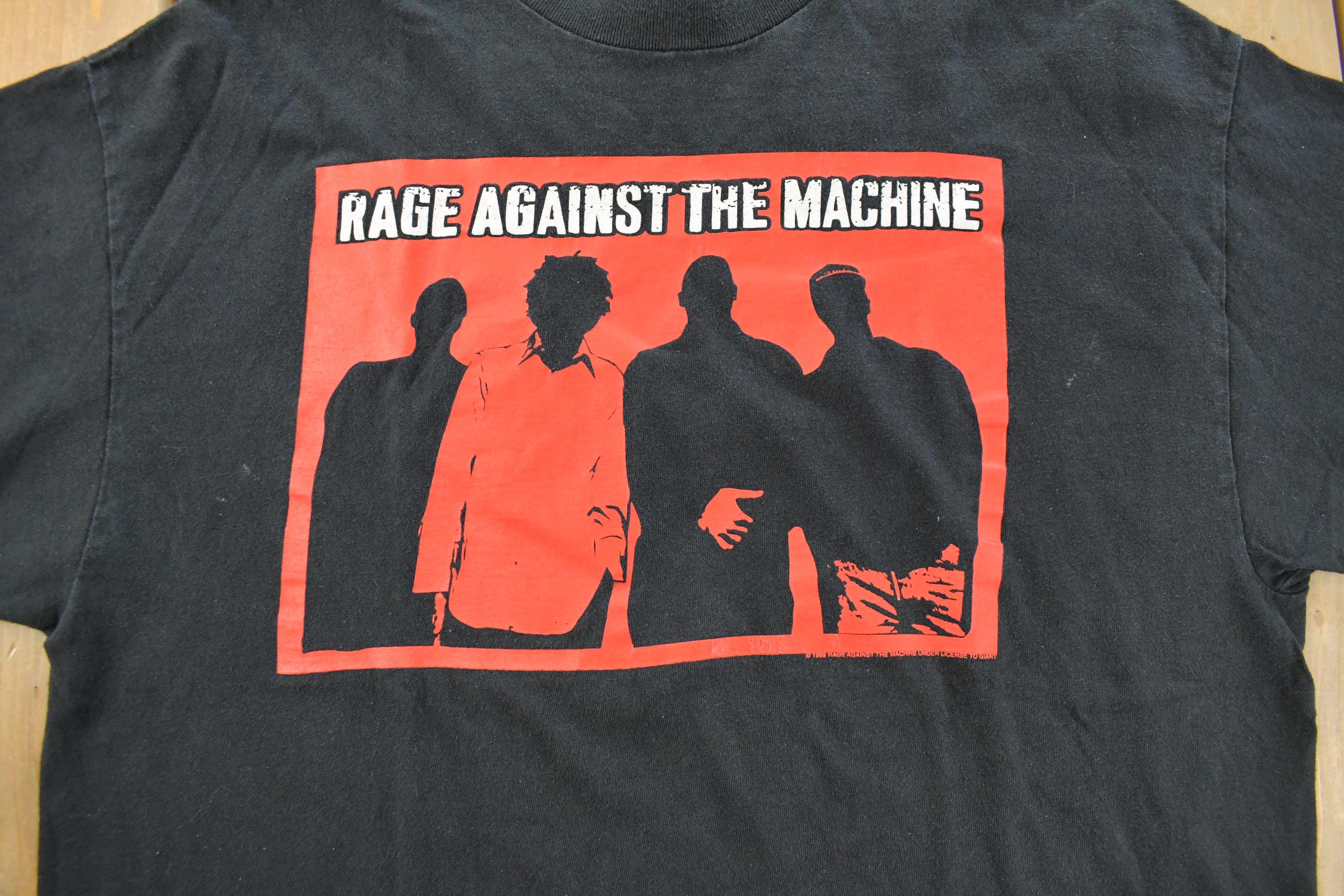 Vintage 1999 Rage Against The Machine Graphic Band T-Shirt Men's XL - Image 3