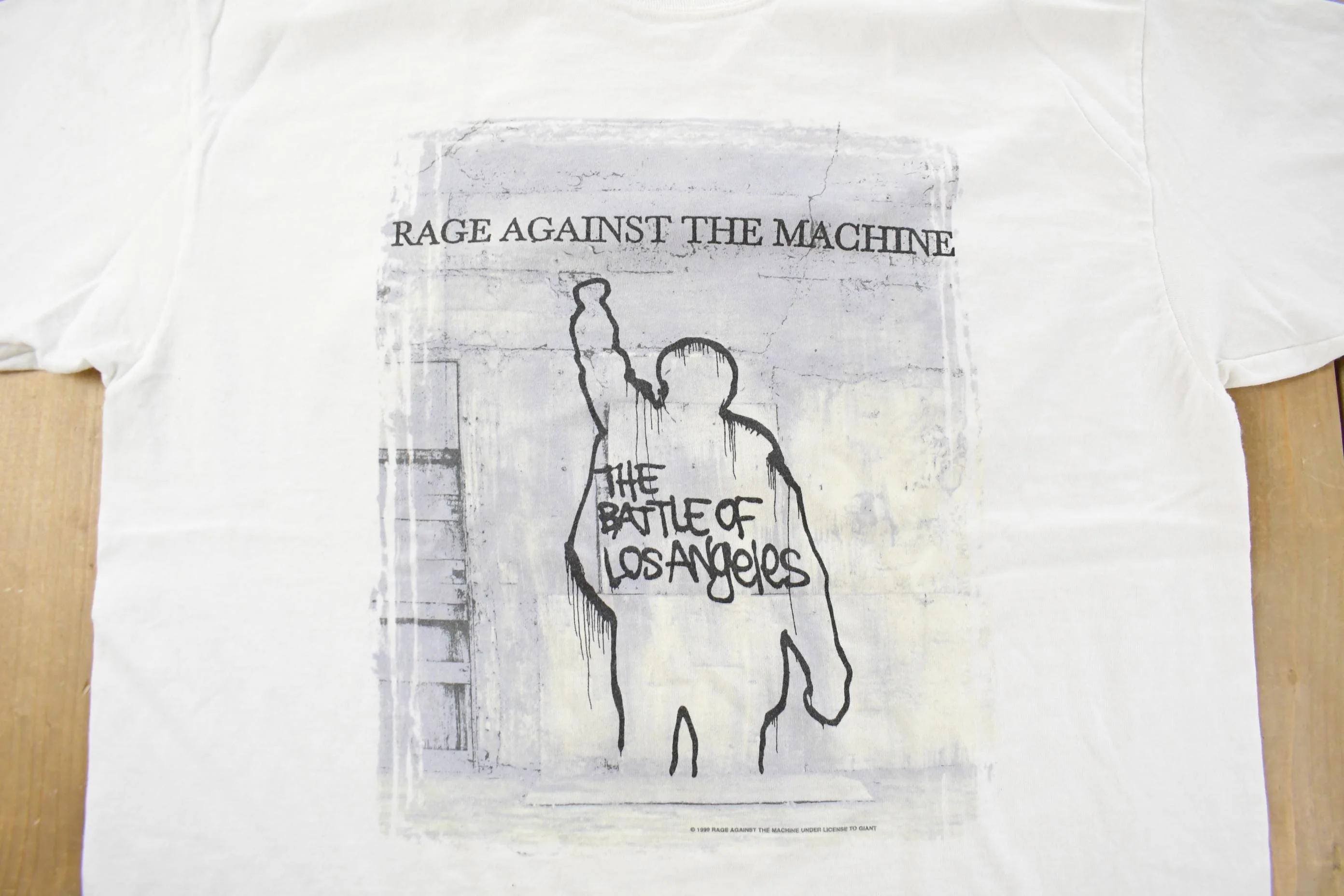 Vintage 1999 Rage Against The Machine The Battle Of Los Angeles Band T-Shirt Men's XL - Image 3
