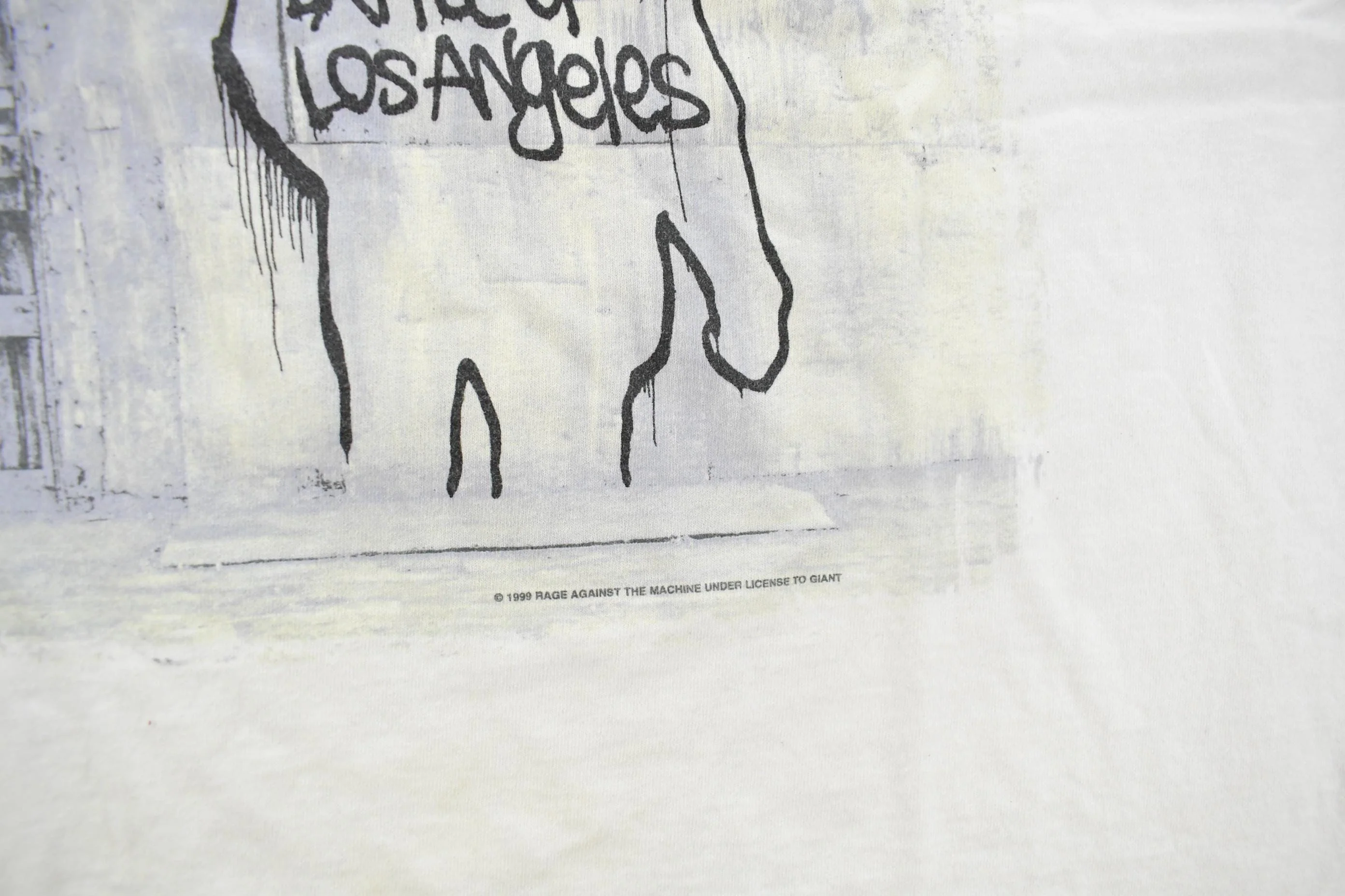 Vintage 1999 Rage Against The Machine The Battle Of Los Angeles Band T-Shirt Men's XL - Image 4