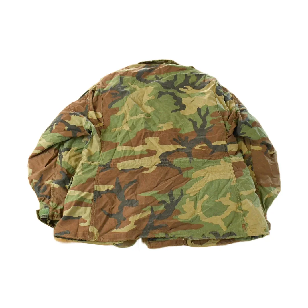 Vintage 2000 Camo Military Field Jacket Men's Large - Image 2