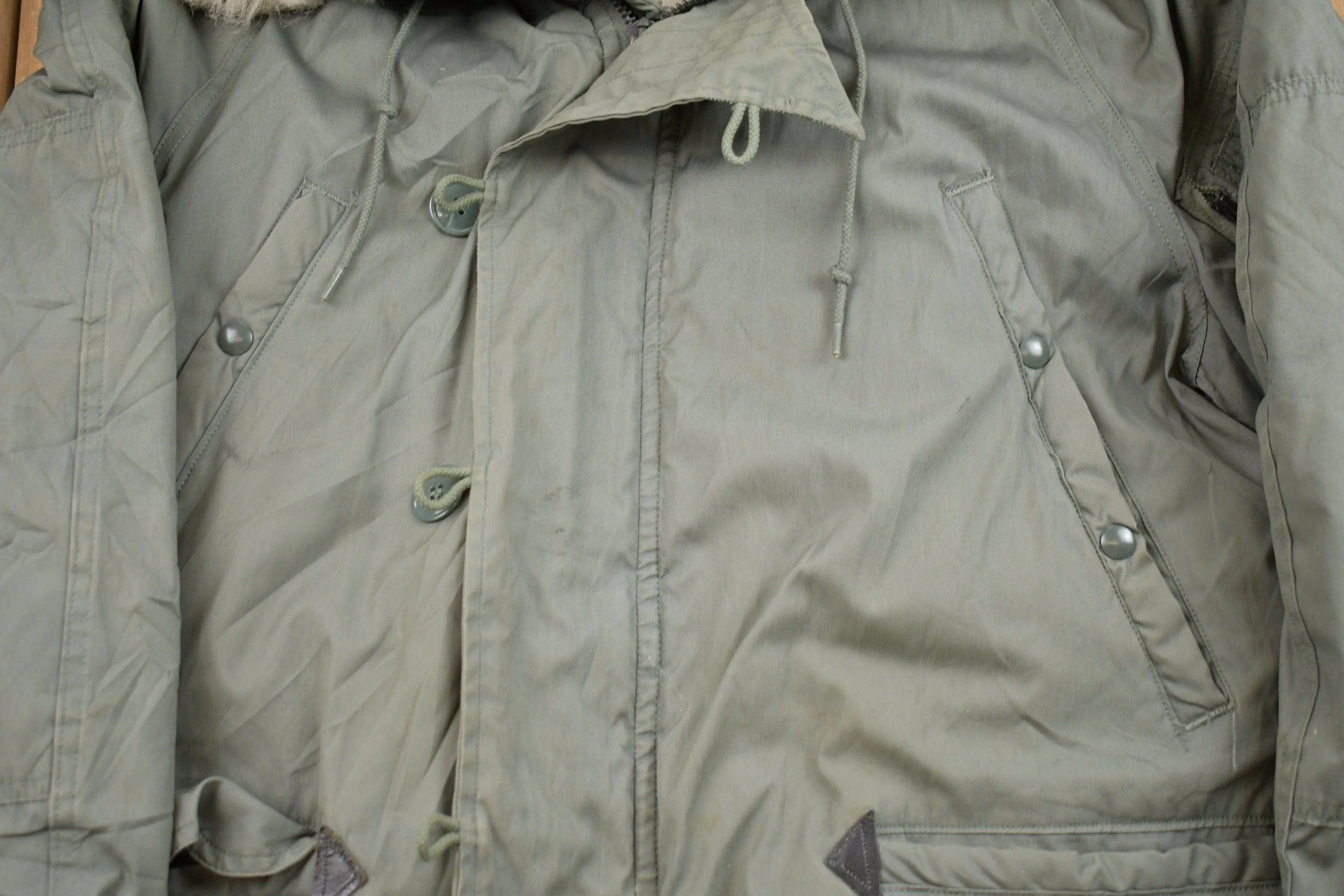 Vintage 2000 Military Parka Men's Medium - Image 4
