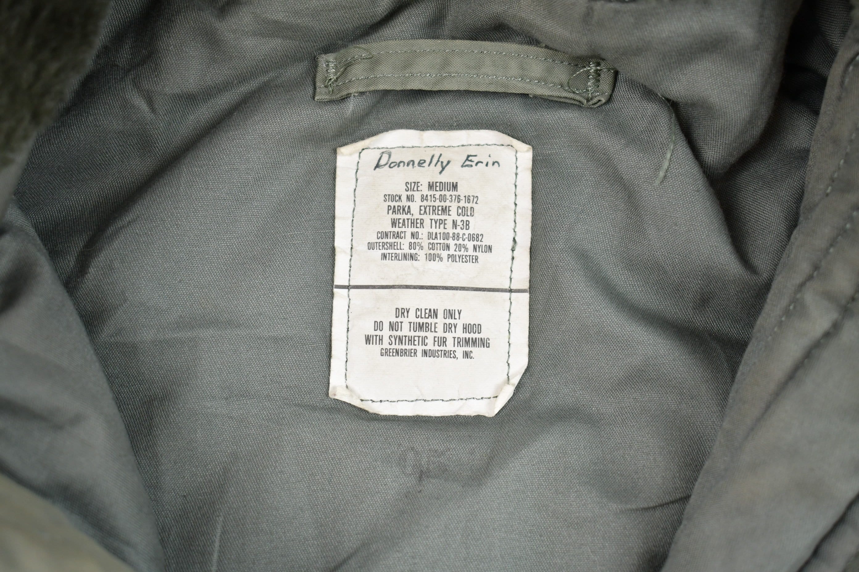 Vintage 2000 Military Parka Men's Medium - Image 5
