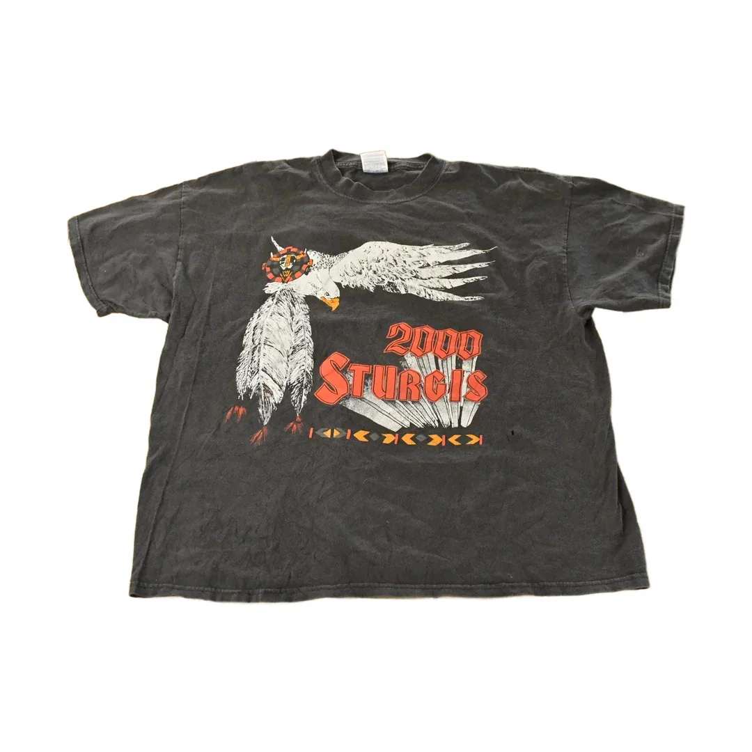Vintage 2000 Sturgis Motorcycles Graphic T-Shirt Men's 2XL