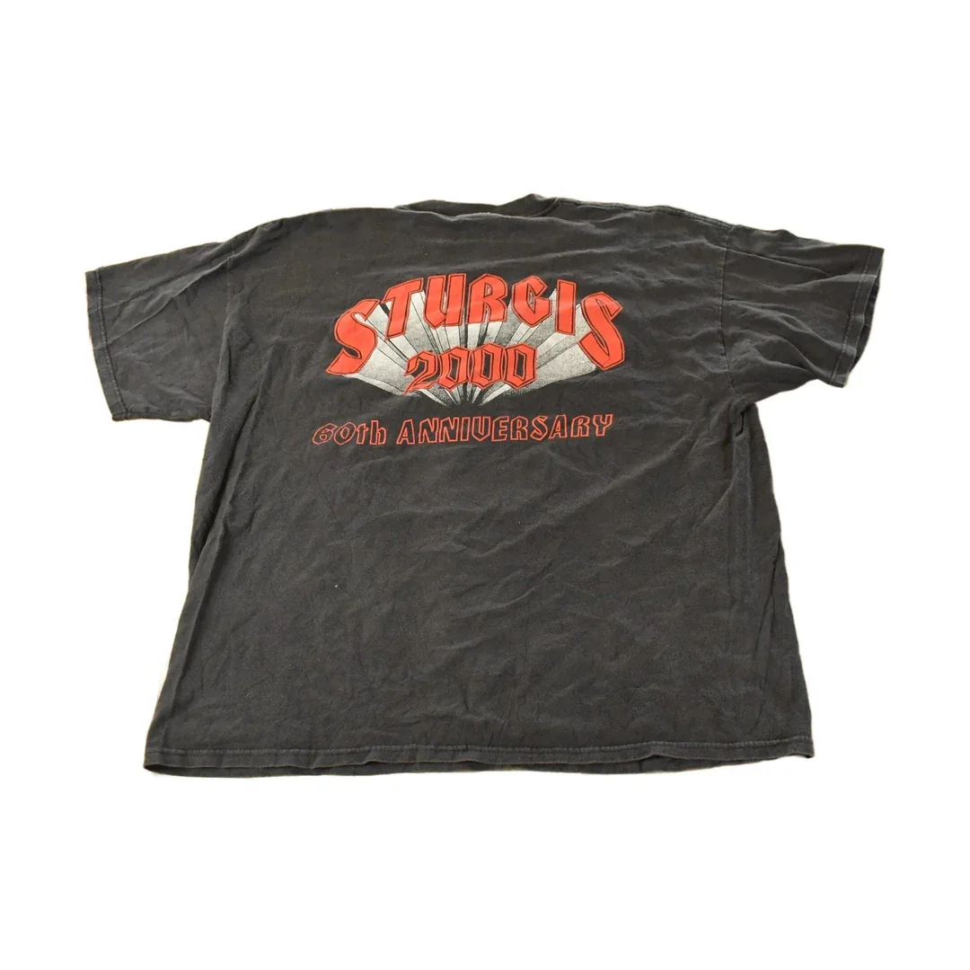 Vintage 2000 Sturgis Motorcycles Graphic T-Shirt Men's 2XL - Image 2