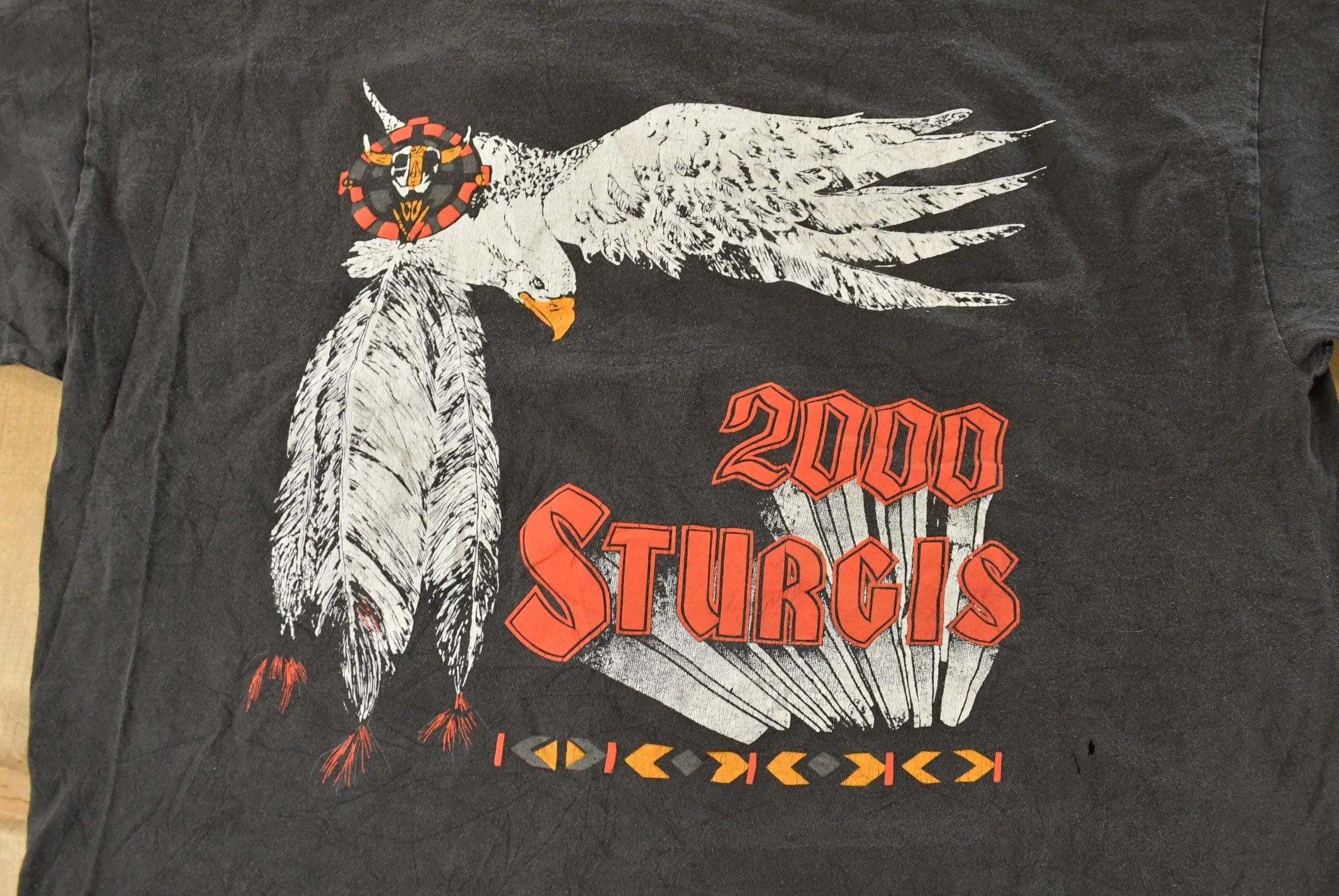 Vintage 2000 Sturgis Motorcycles Graphic T-Shirt Men's 2XL - Image 3