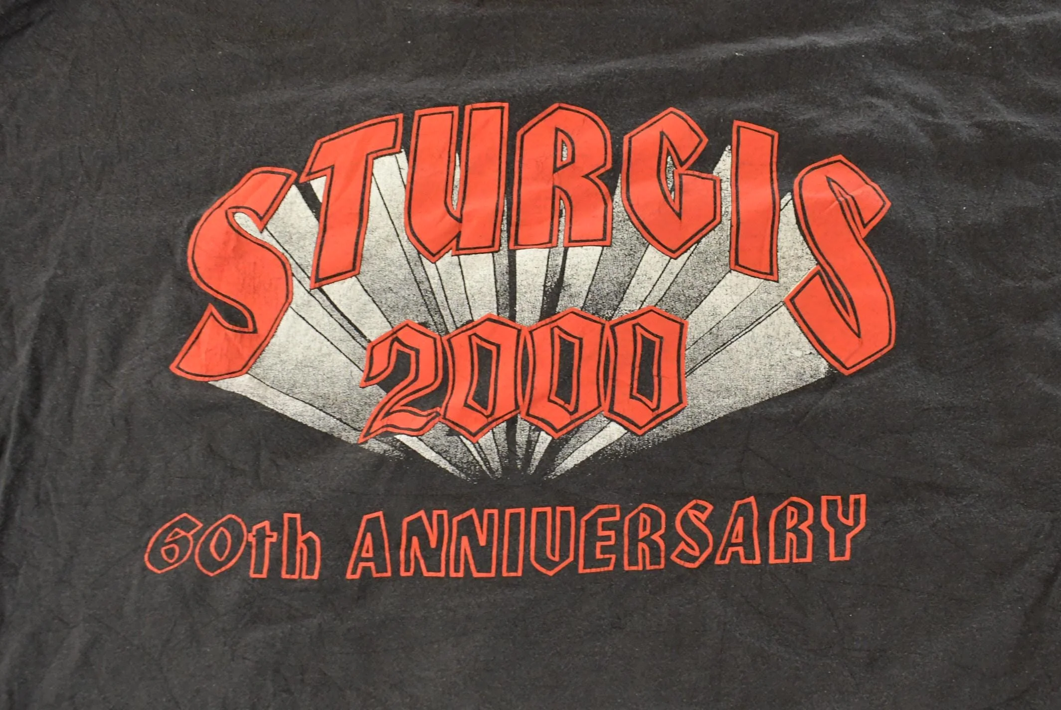 Vintage 2000 Sturgis Motorcycles Graphic T-Shirt Men's 2XL - Image 7