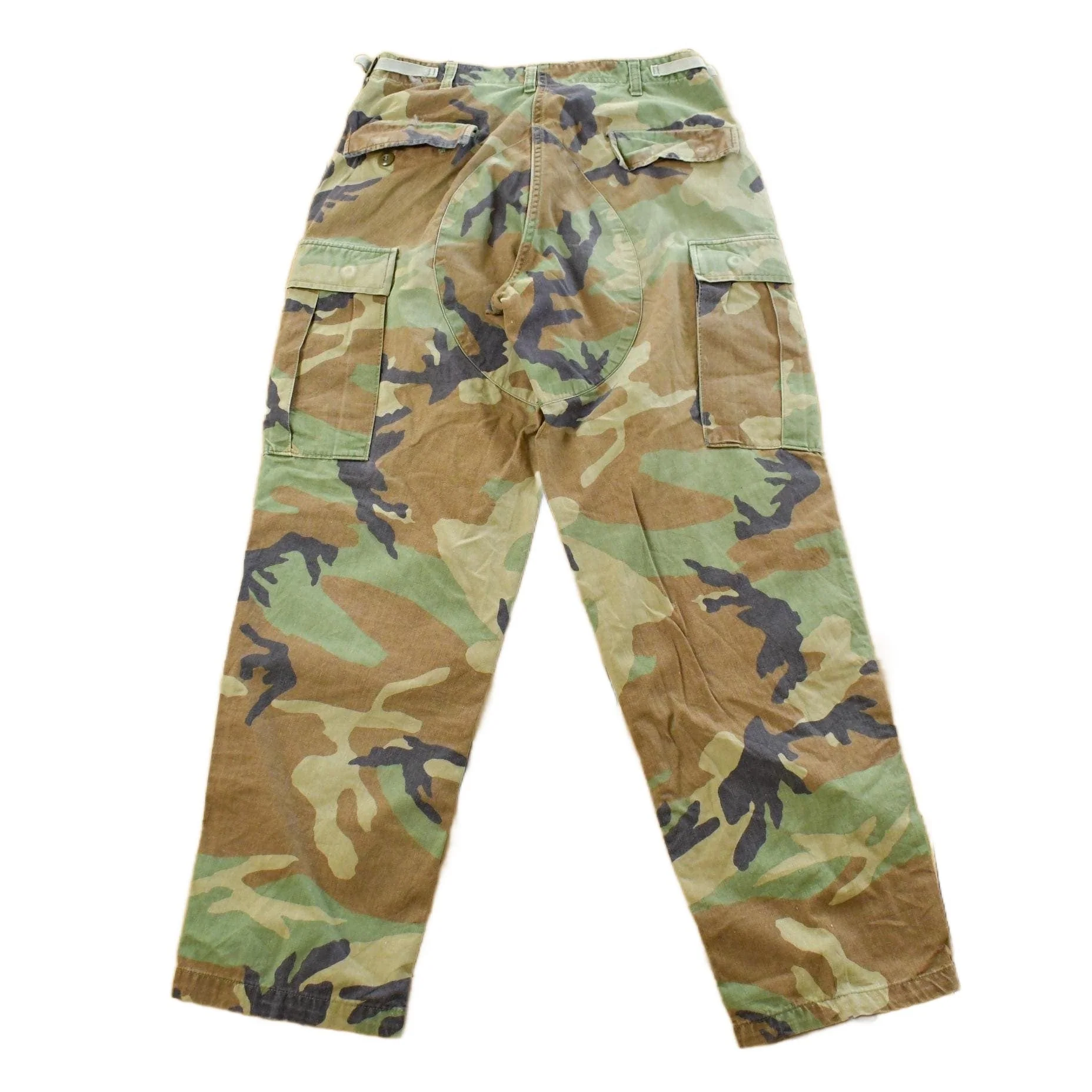 Vintage 2000s Army Military Woodland Camo Cargo Pants Men's Medium - Image 2