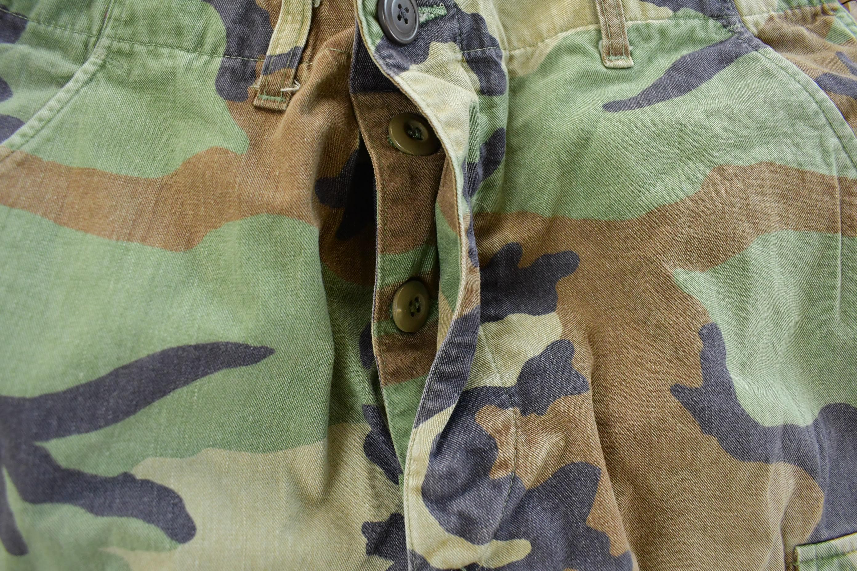 Vintage 2000s Army Military Woodland Camo Cargo Pants Men's Medium - Image 5