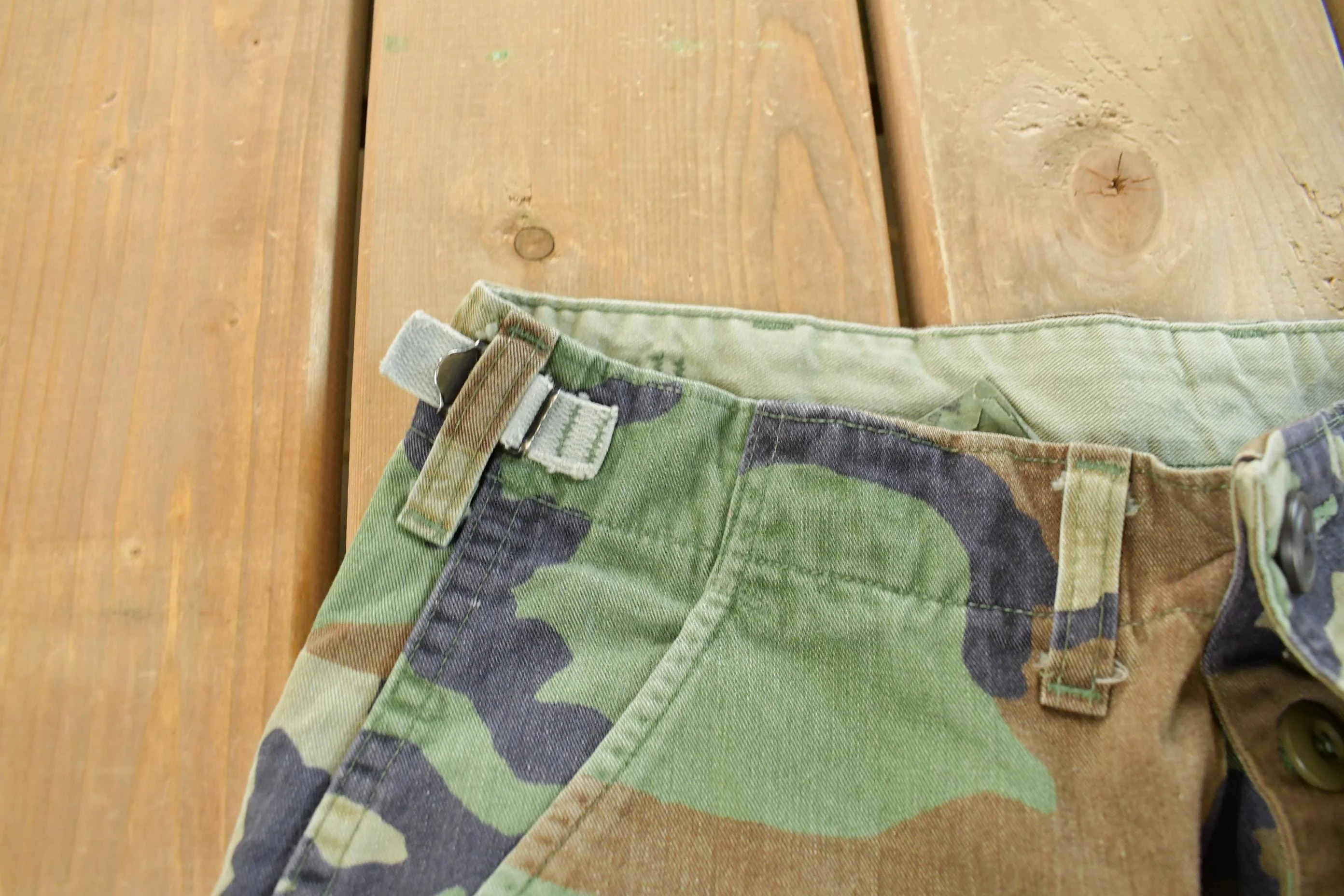 Vintage 2000s Army Military Woodland Camo Cargo Pants Men's Medium - Image 7